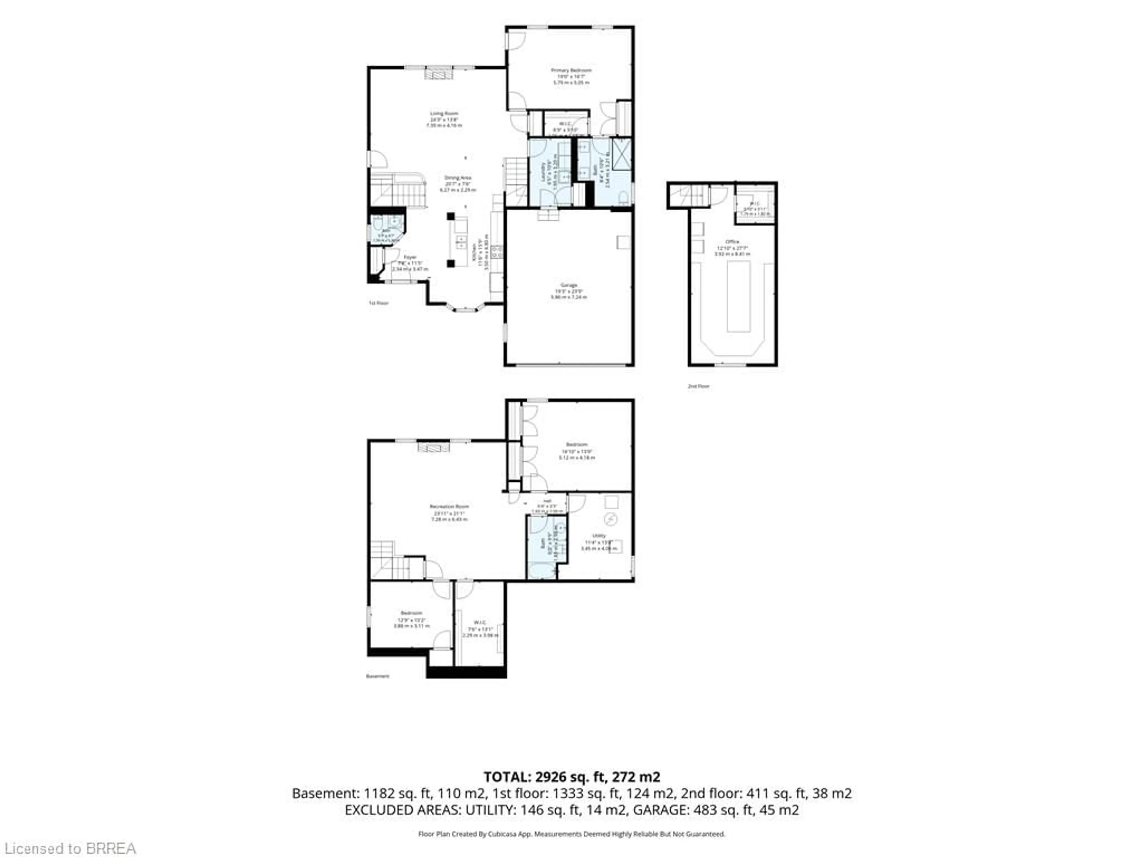 Floor plan for 70 Carmichael Cres, Brantford Ontario N3R 8A9