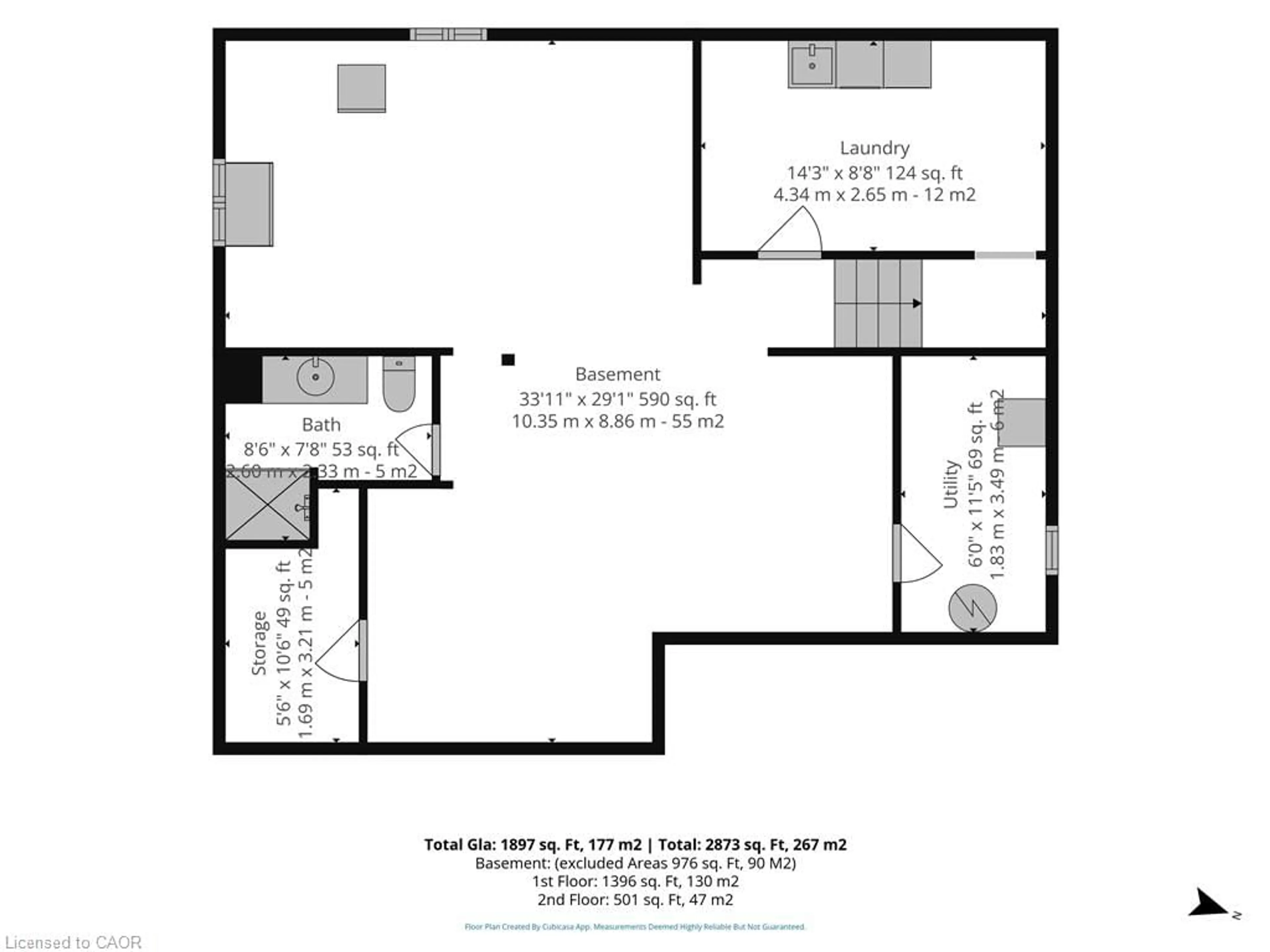 Floor plan for 739 James St, Delhi Ontario N4B 2C6
