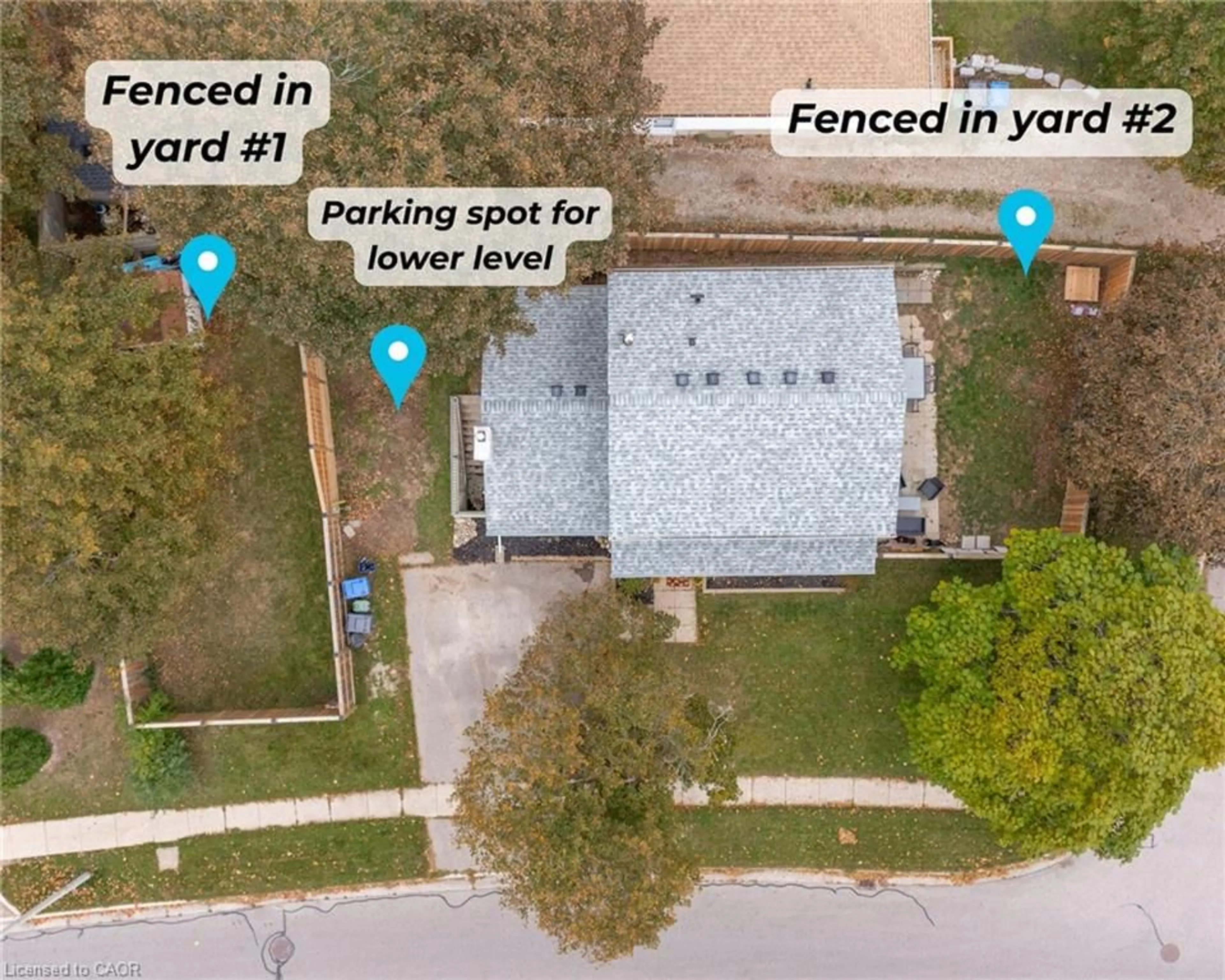 A pic from outside/outdoor area/front of a property/back of a property/a pic from drone, street for 68 Hadati Rd, Guelph Ontario N1E 6H1