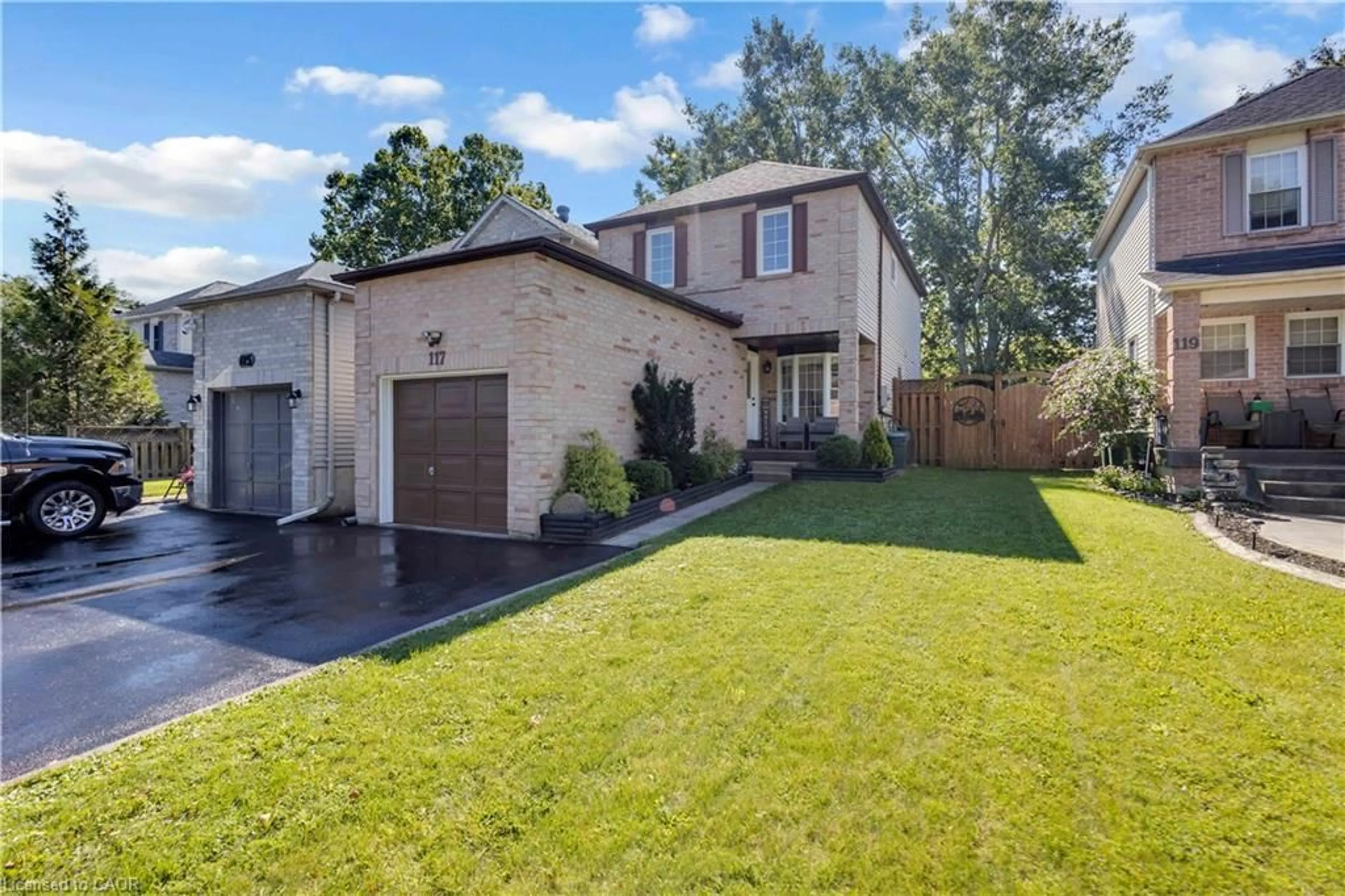 Home with brick exterior material, street for 117 D'aubigny Rd, Brantford Ontario N3T 6J4