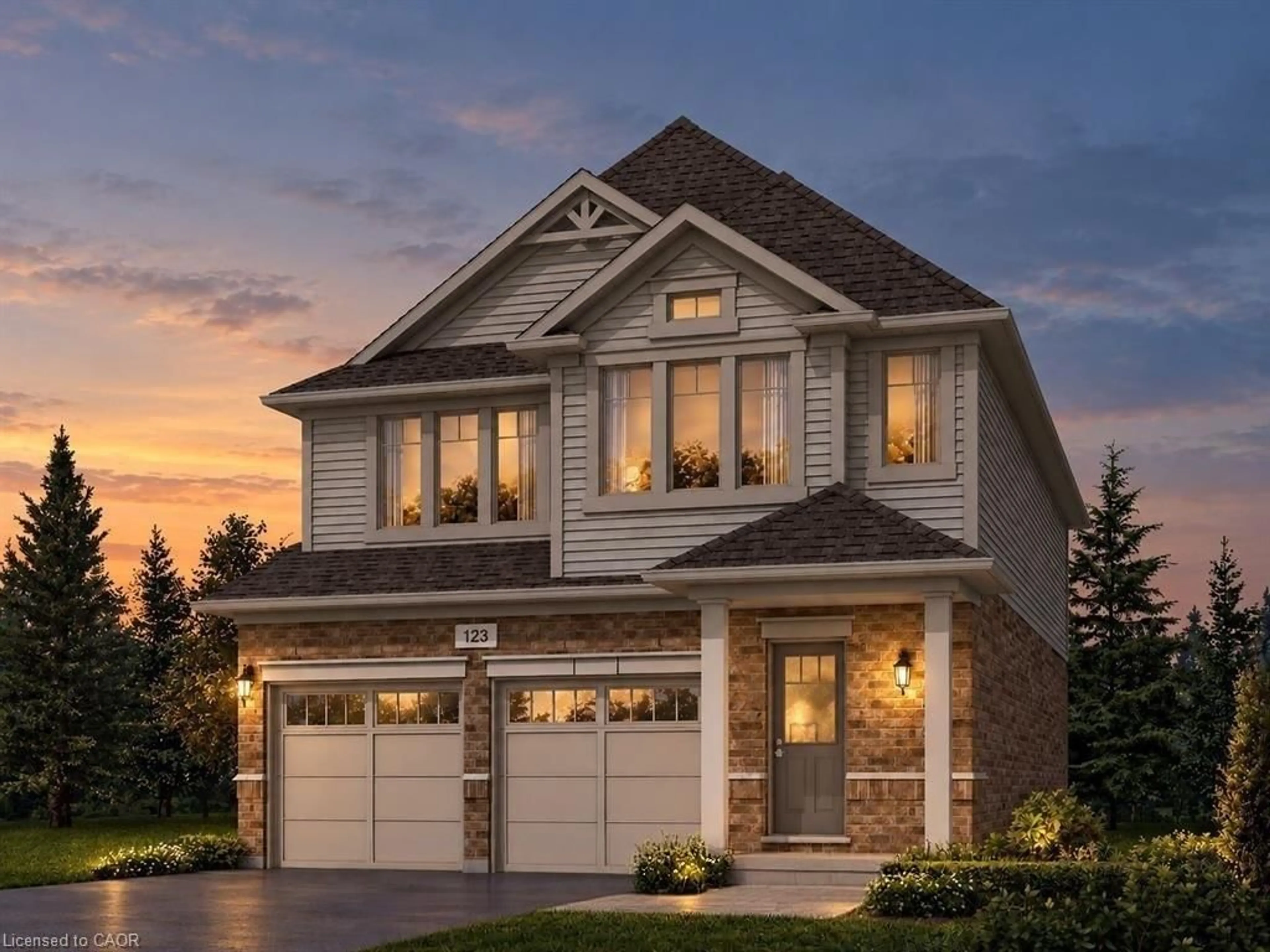 Home with brick exterior material, street for 636 Anton Cres, Kitchener Ontario N2R 0T8