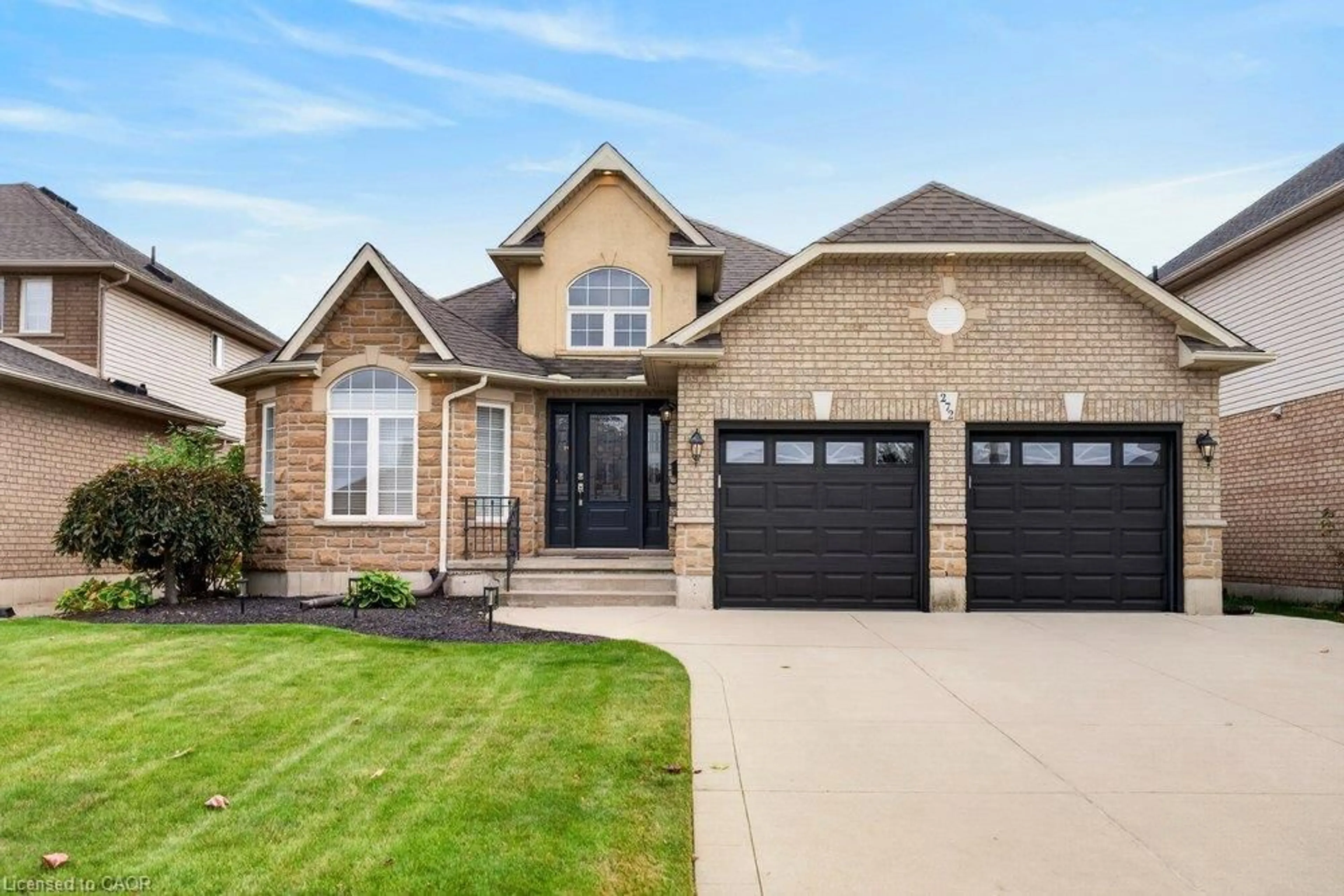 Home with brick exterior material, street for 272 Gatestone Dr, Stoney Creek Ontario L8J 3Y8