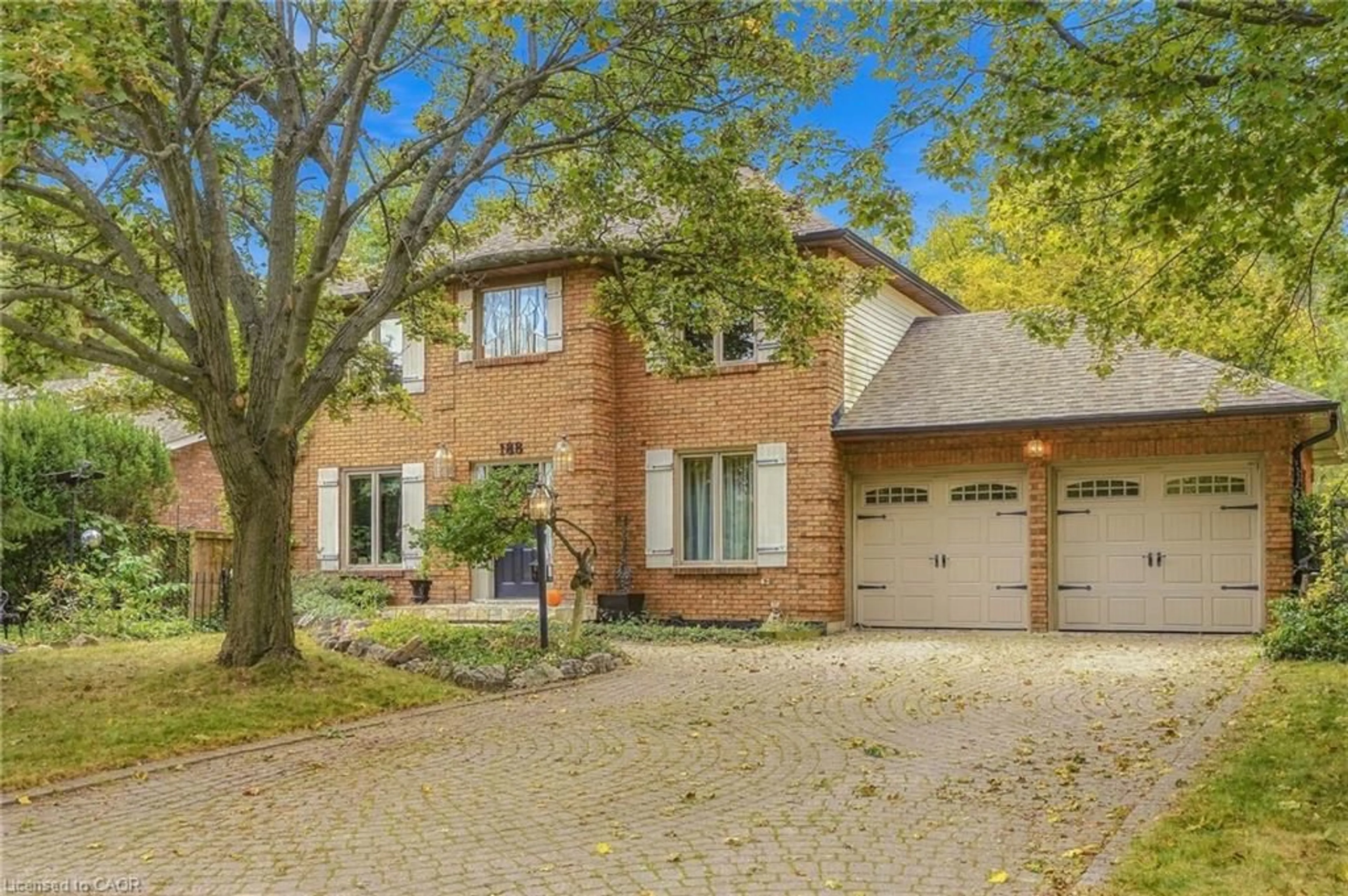 Home with brick exterior material, street for 188 Hostein Dr, Ancaster Ontario L9G 3W5