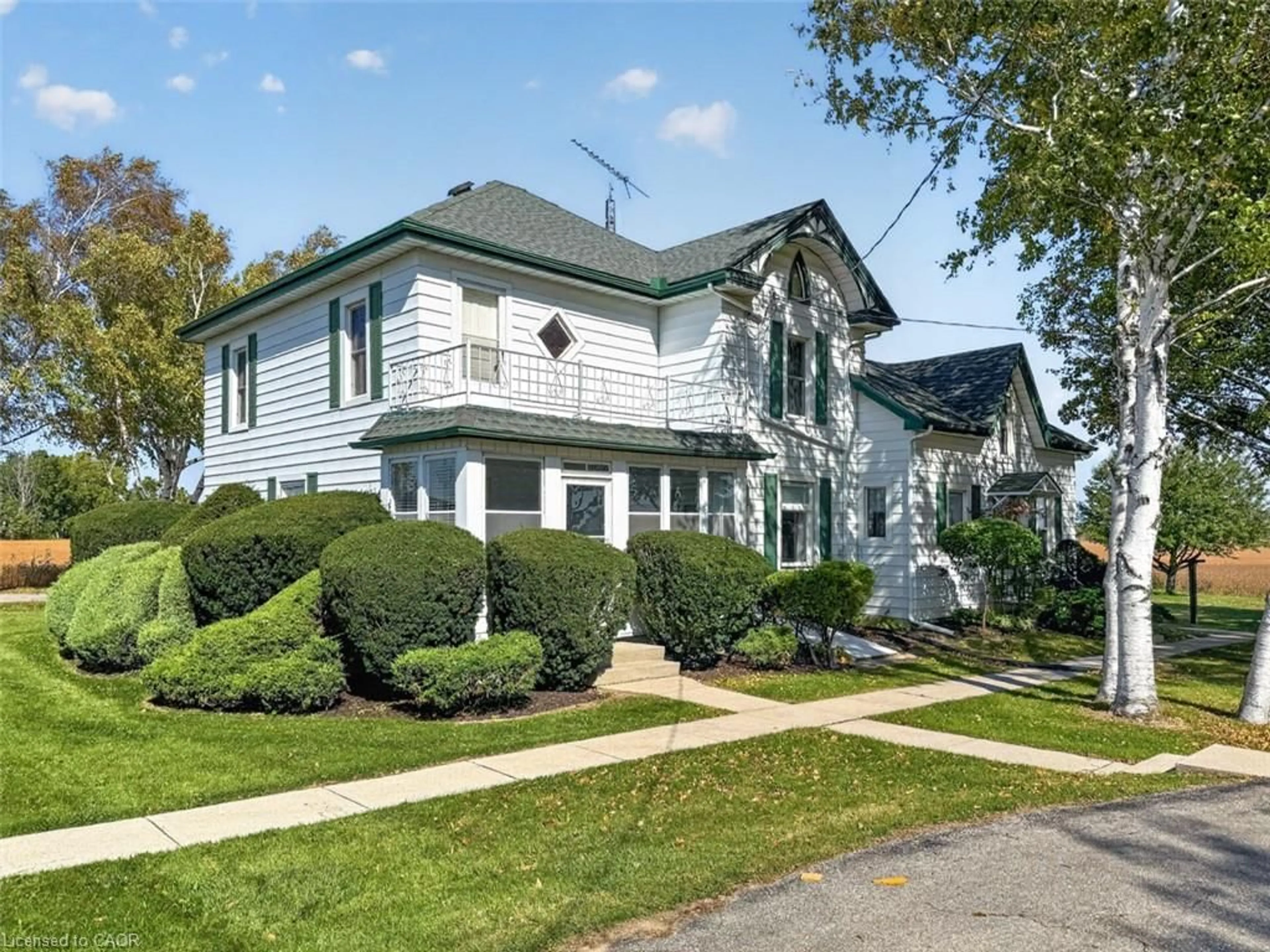 Home with vinyl exterior material, street for 3290 Cockshutt Rd, Scotland Ontario N0E 1R0