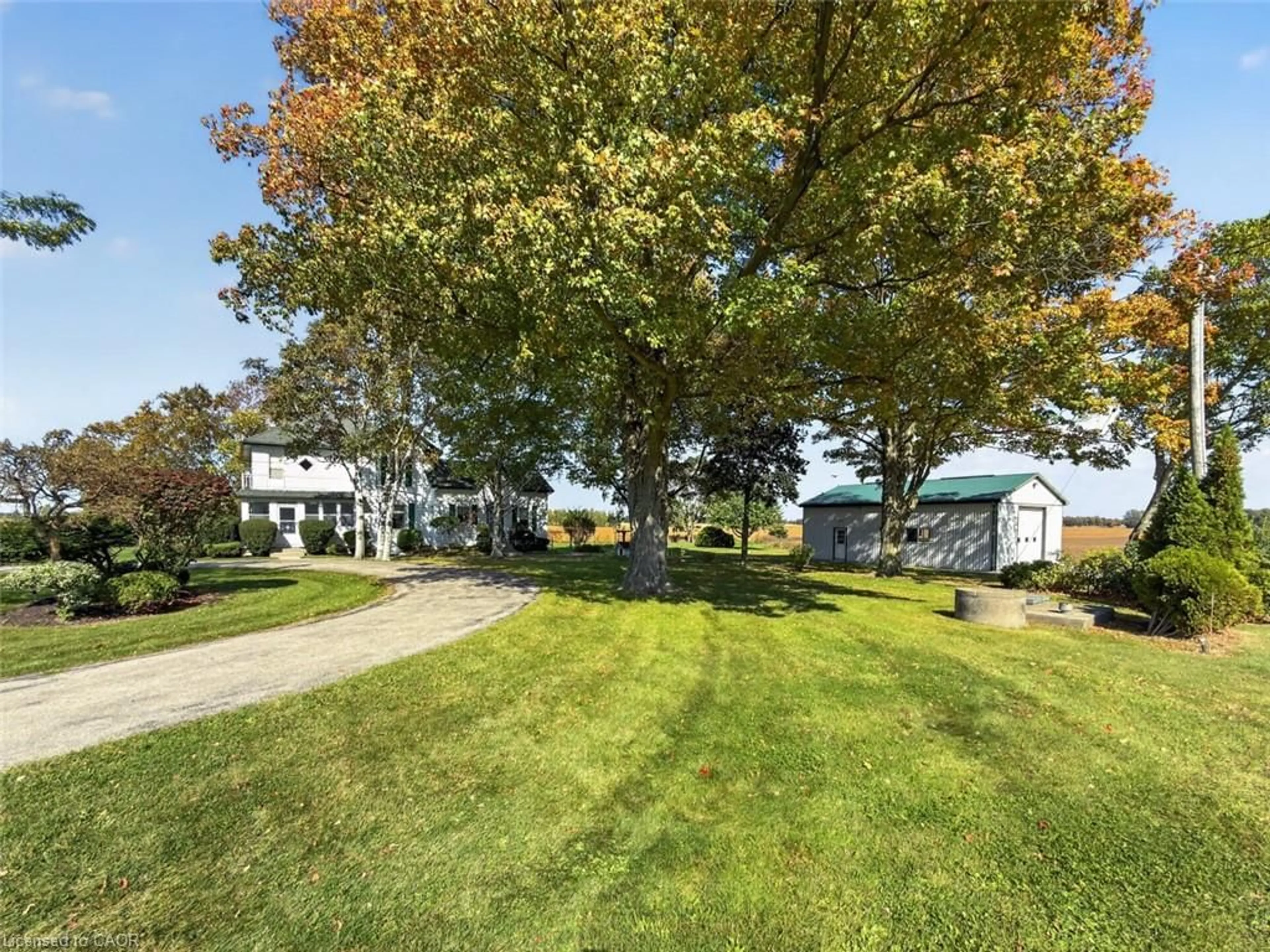 A pic from outside/outdoor area/front of a property/back of a property/a pic from drone, street for 3290 Cockshutt Rd, Scotland Ontario N0E 1R0