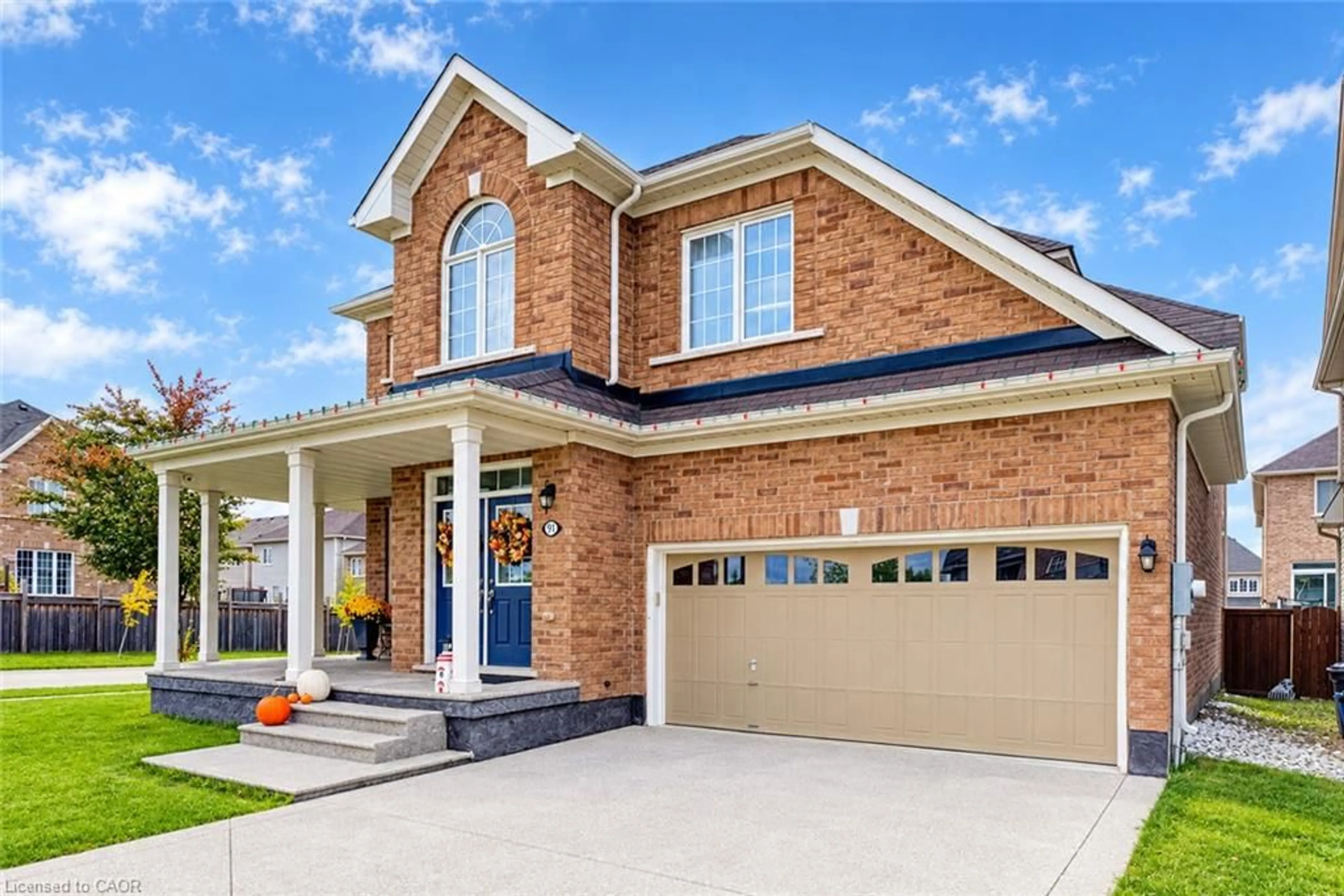 Home with brick exterior material, street for 91 Cook St, Binbrook Ontario L0R 1C0