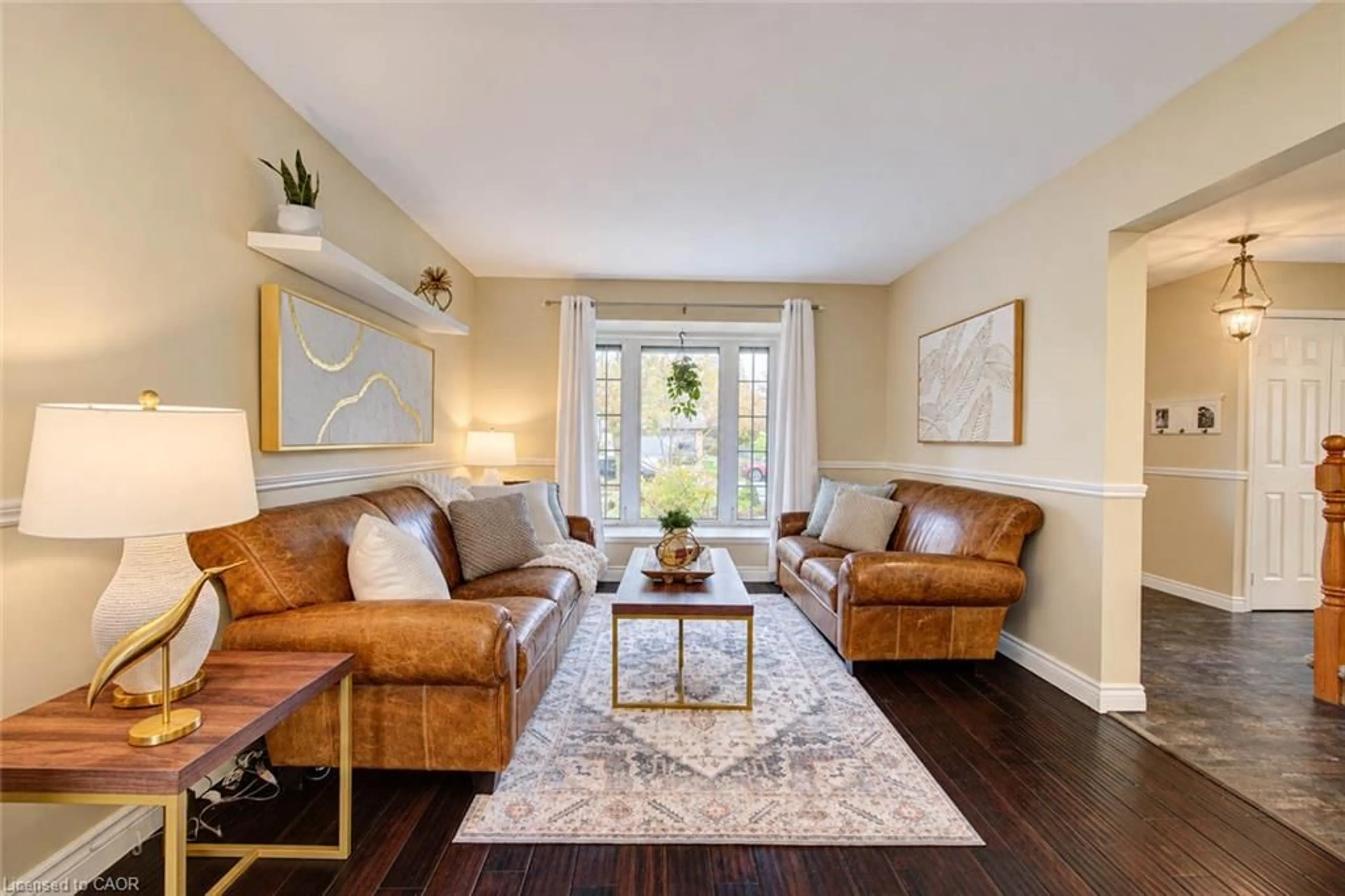 Living room with furniture, unknown for 63 Winding Way, Kitchener Ontario N2N 1M4
