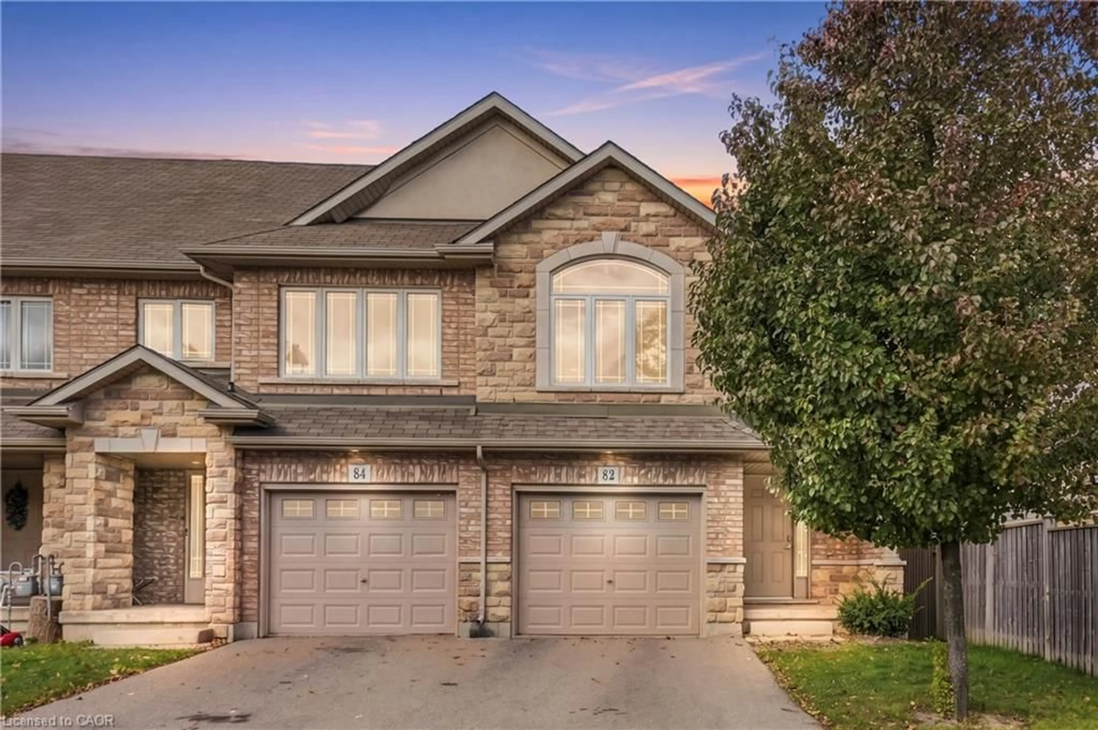 Home with brick exterior material, street for 82 Charleswood Cres, Hamilton Ontario L0R 1P0
