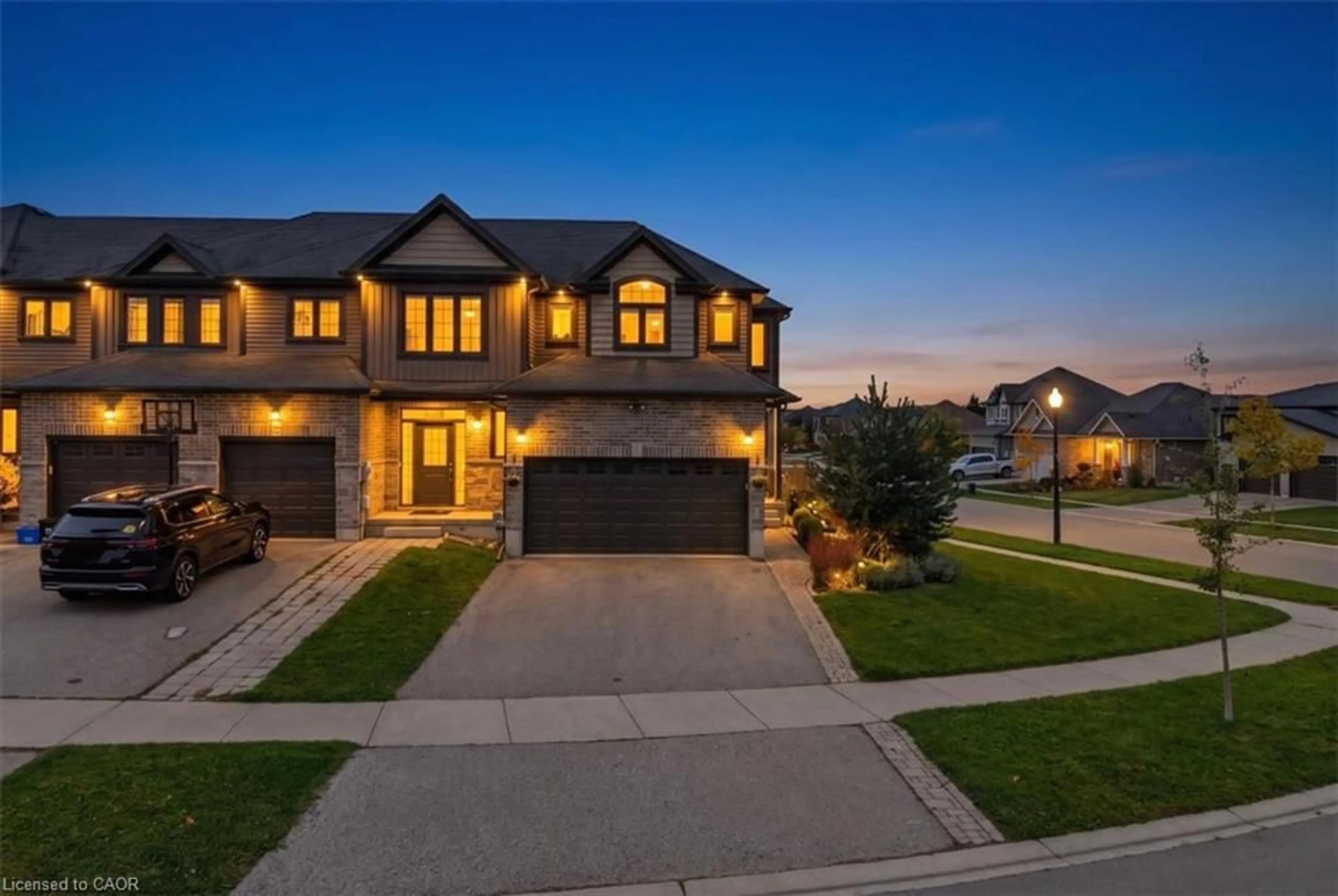 Home with brick exterior material, street for 100 Links Cres, Woodstock Ontario N4T 0K7