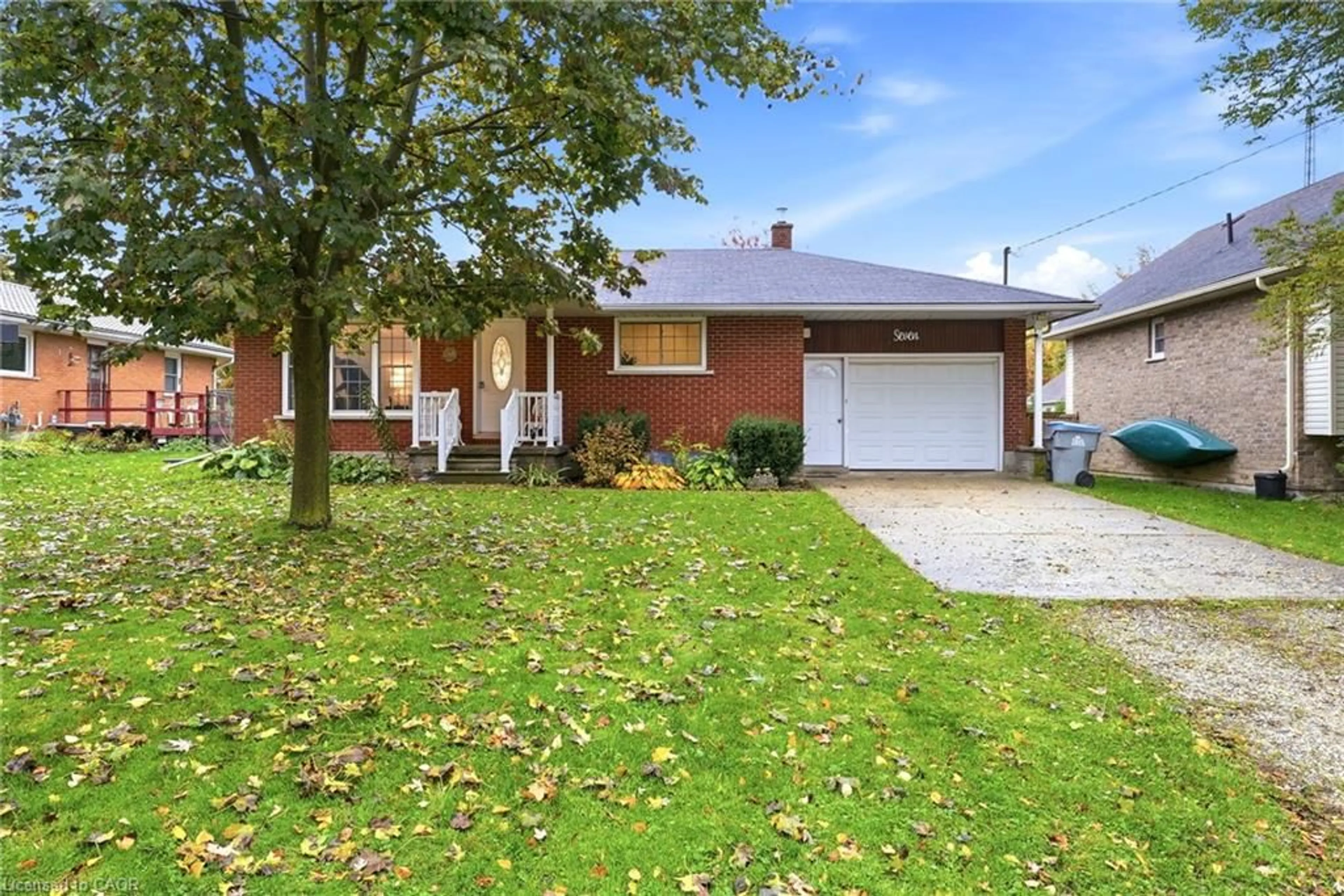 Home with brick exterior material, street for 7 Edward St, Milverton Ontario N0K 1M0