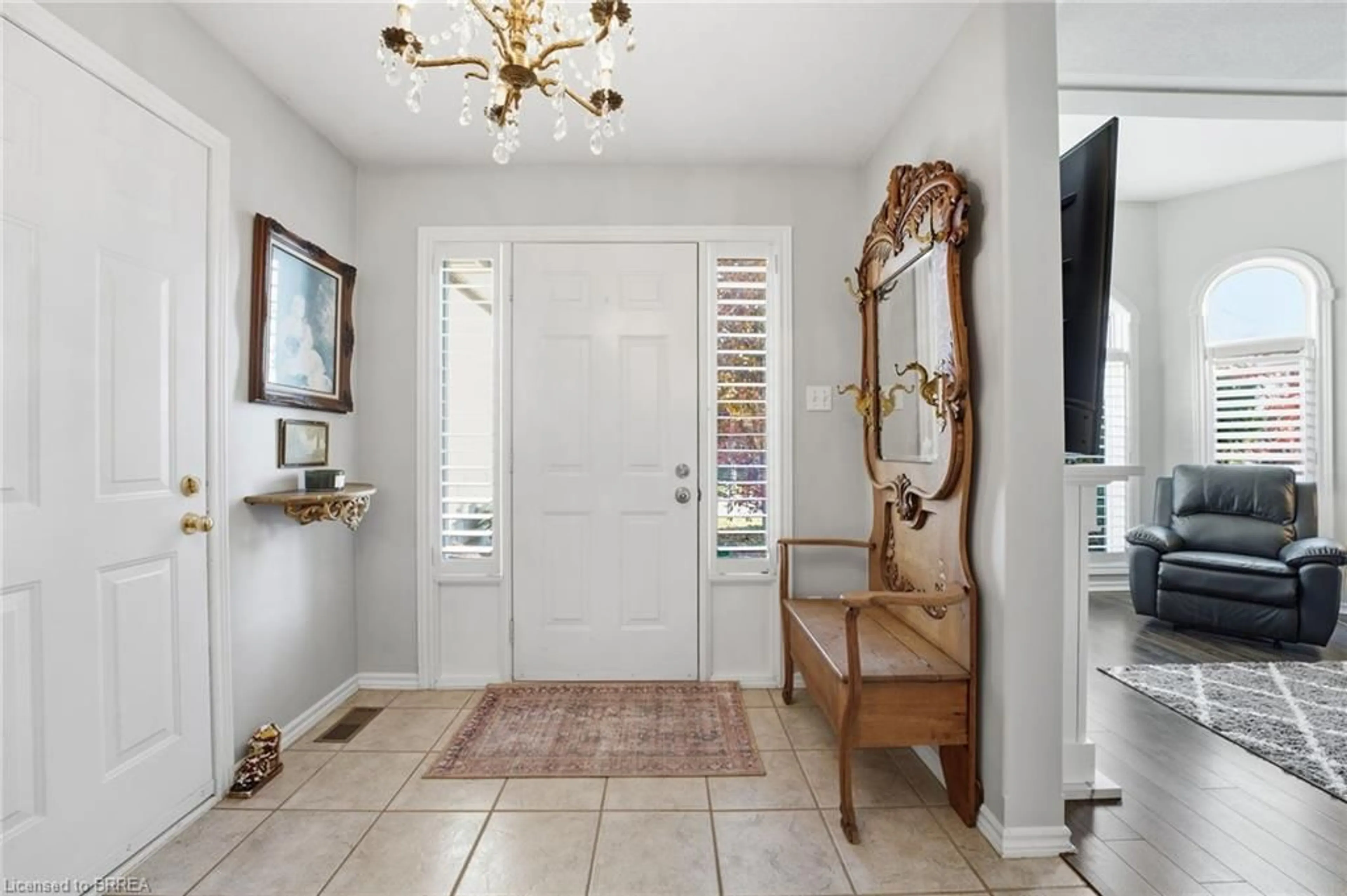 Indoor entryway for 14 Dunton Lane, Paris Ontario N3L 4E2