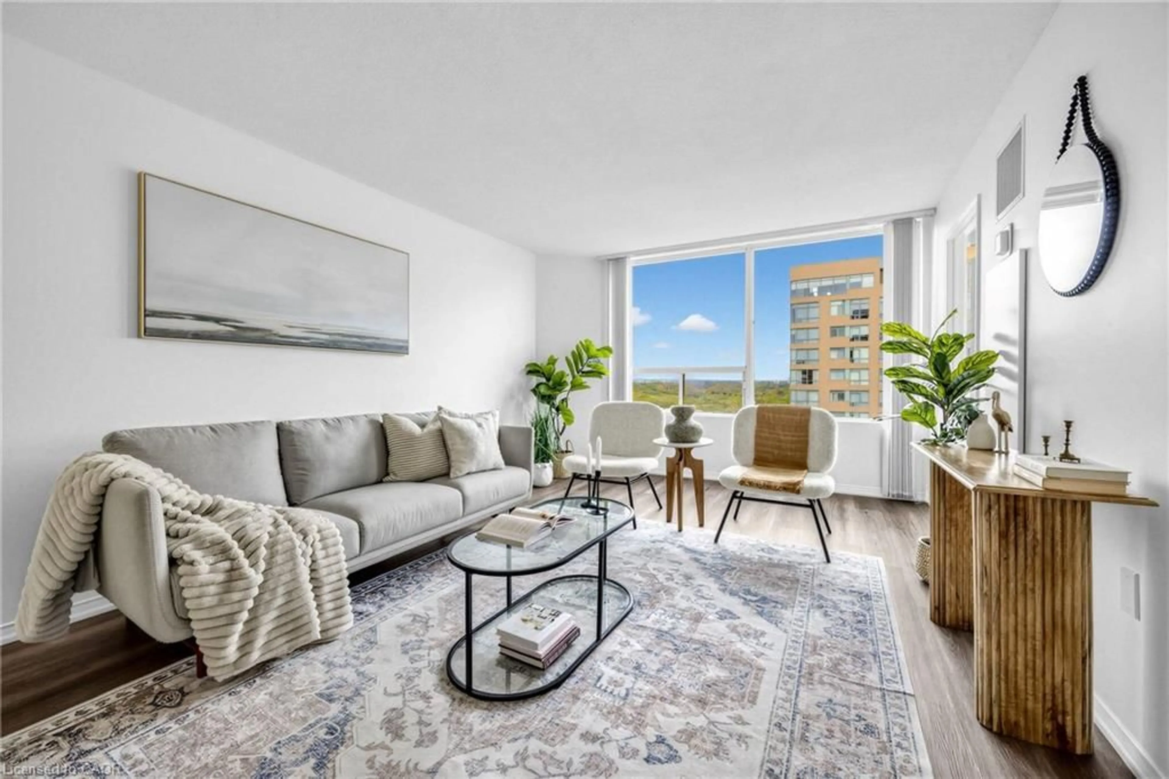 Living room with furniture, unknown for 1270 Maple Crossing Blvd #1705, Burlington Ontario L7S 2J3