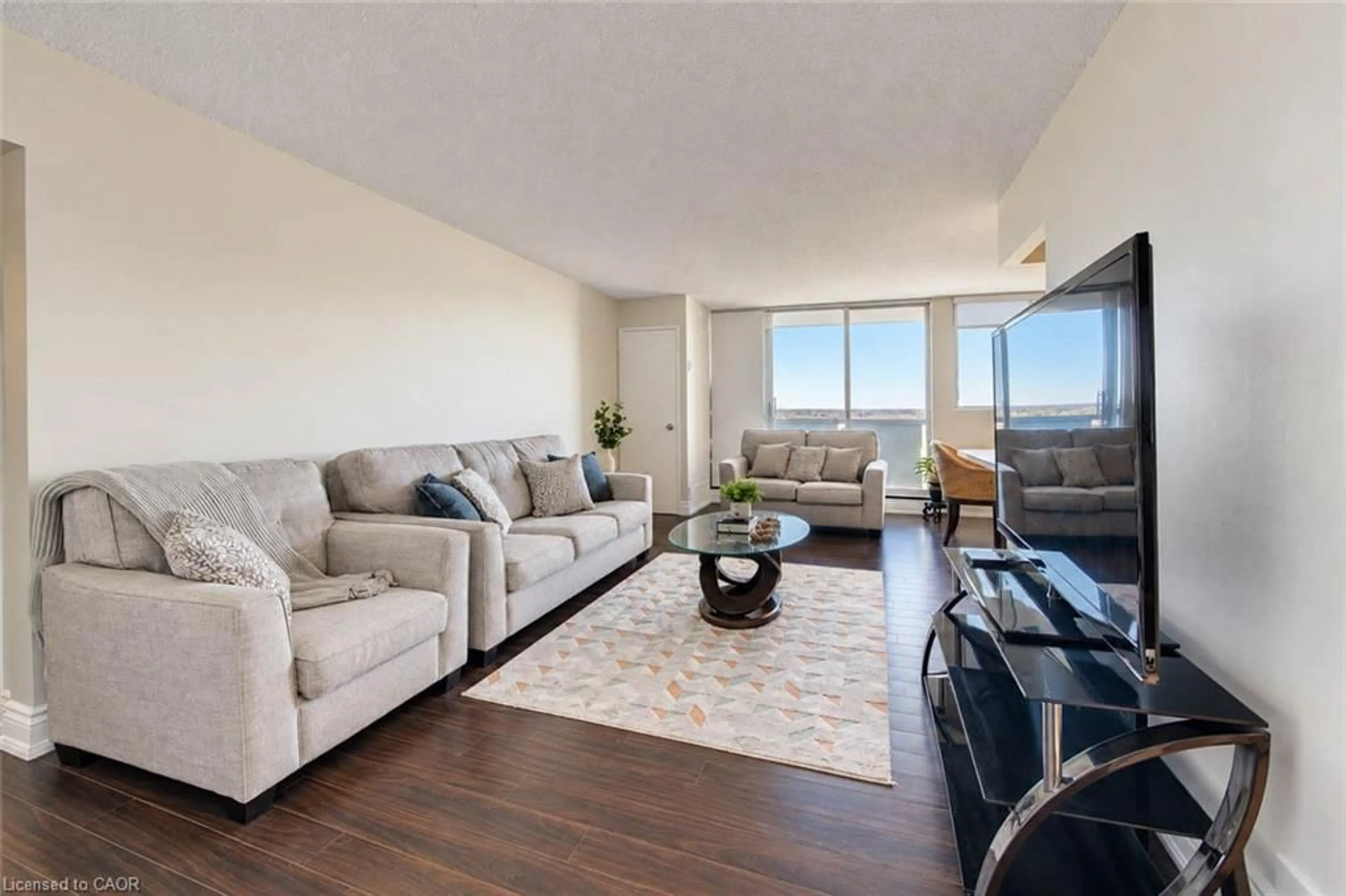Living room with furniture, unknown for 375 King St #1101, Waterloo Ontario N2J 4L6