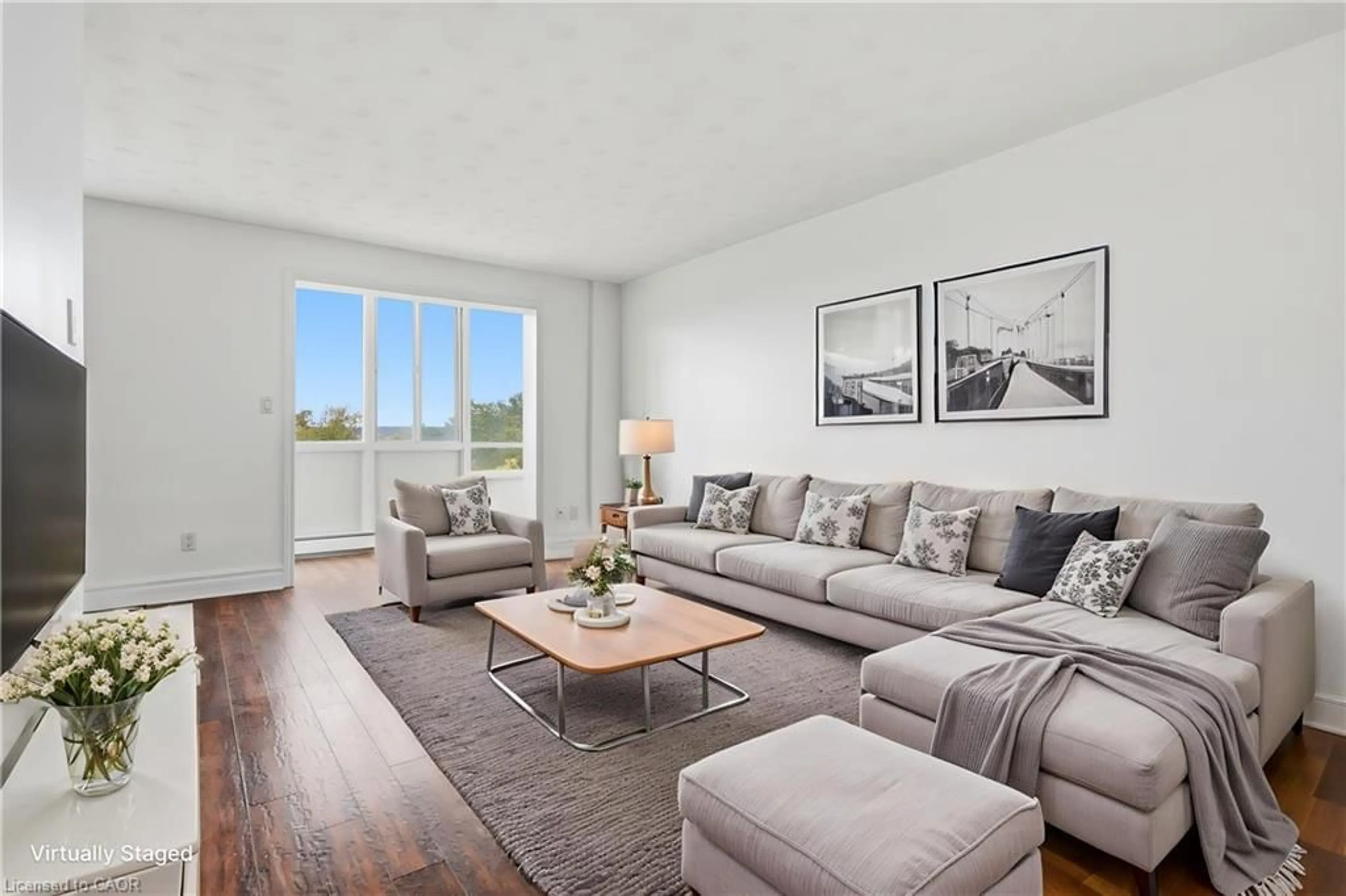 Living room with furniture, unknown for 101 Queen St #606, Hamilton Ontario L8P 3R9