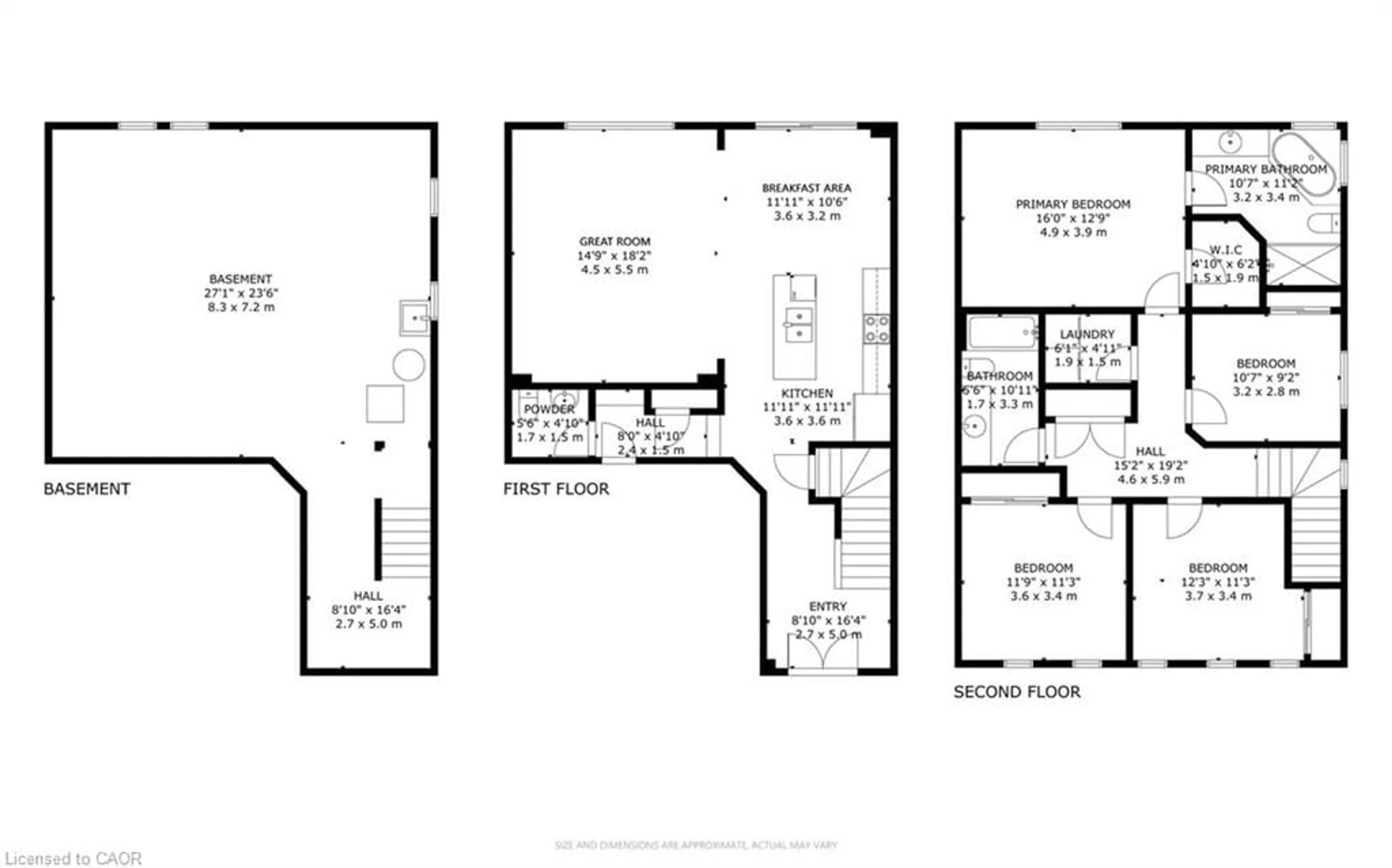 Floor plan for 40 Sumac Dr, Caledonia Ontario N3W 0C2