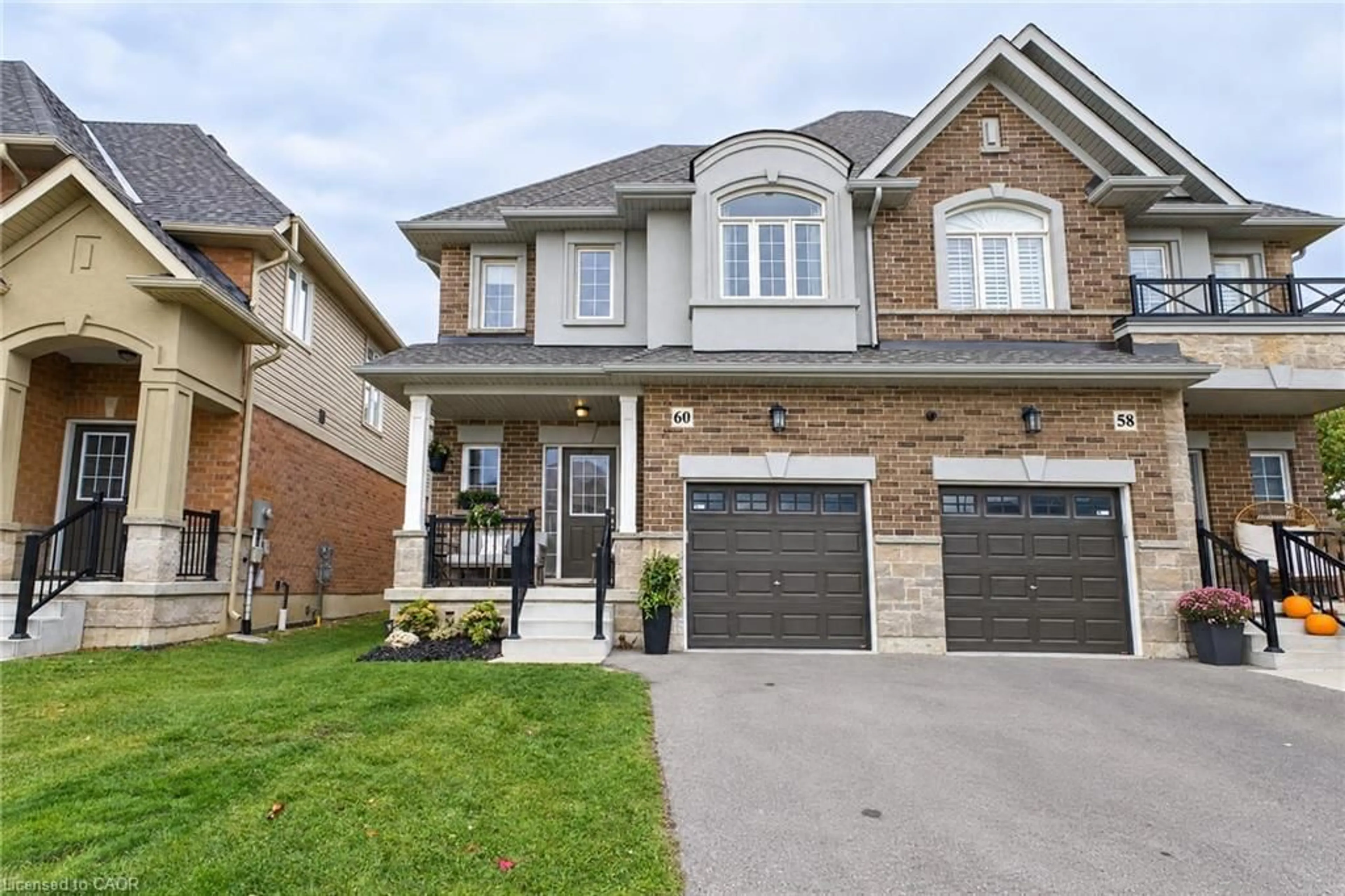 Home with brick exterior material, street for 60 Starling Dr, Hamilton Ontario L9A 0C5