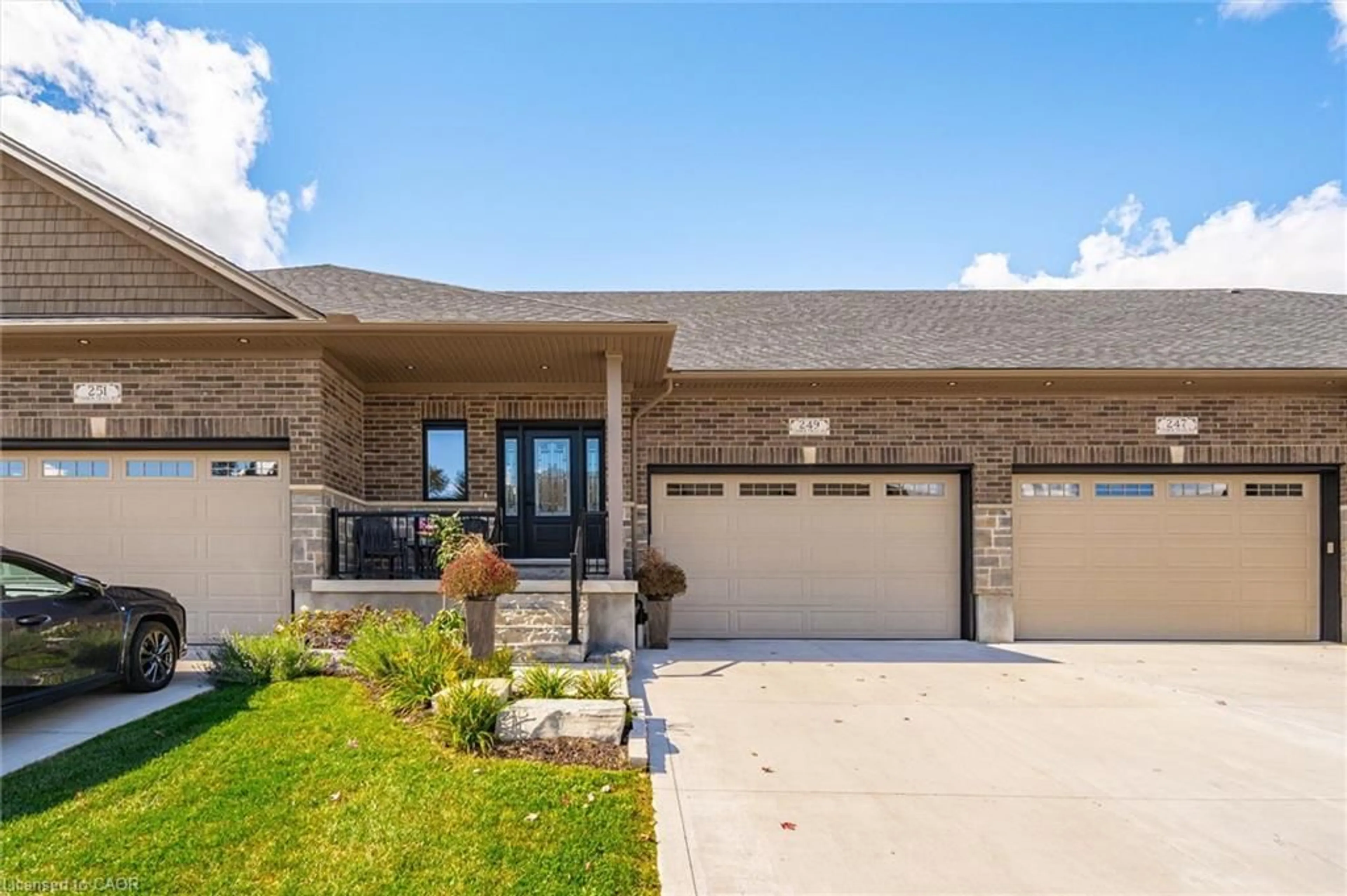 Home with brick exterior material, street for 249 Timber Trail Rd, Elmira Ontario N3B 0E4