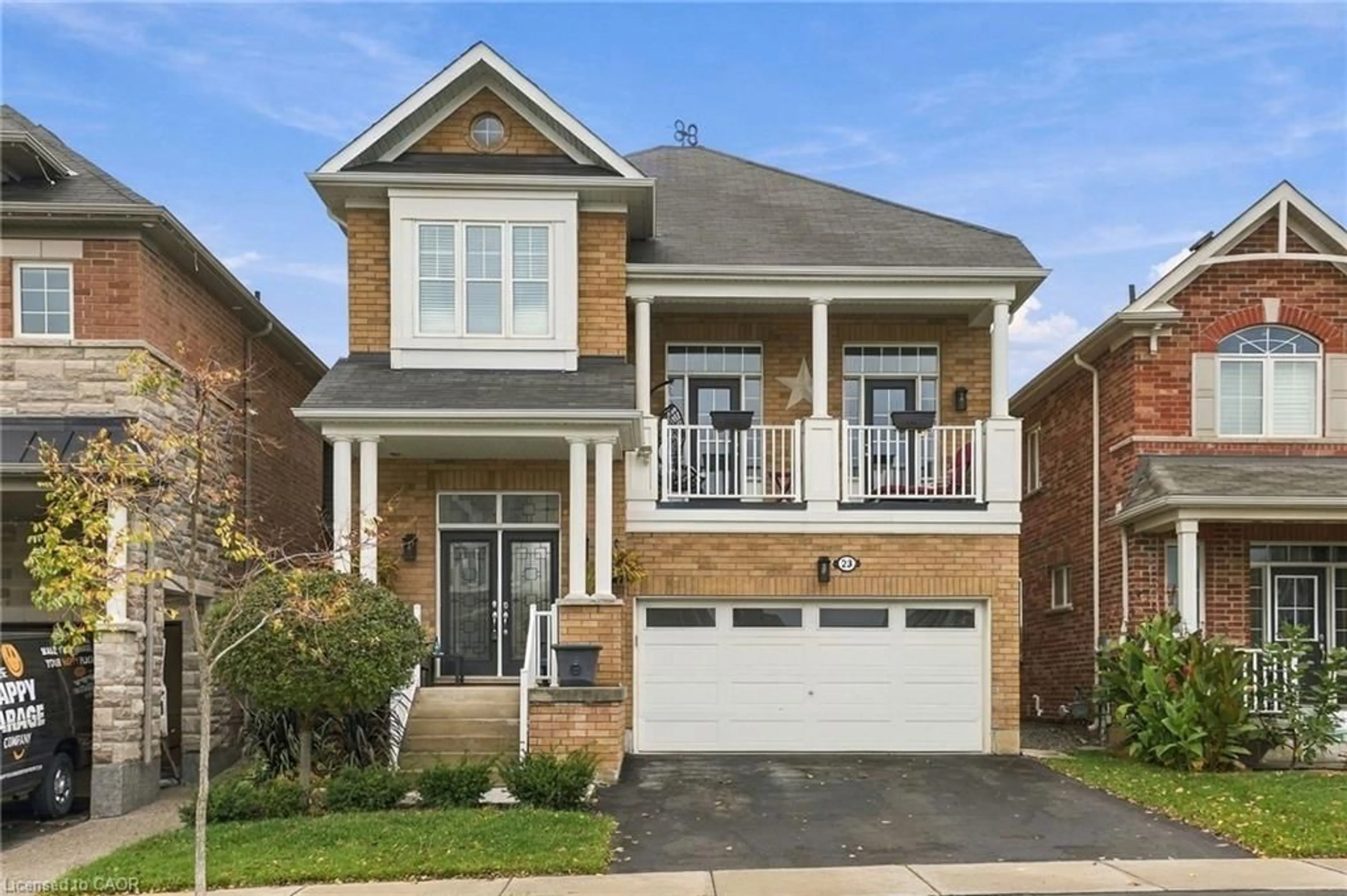 Home with brick exterior material, street for 23 Forest Ridge Ave, Waterdown Ontario L8B 1V5