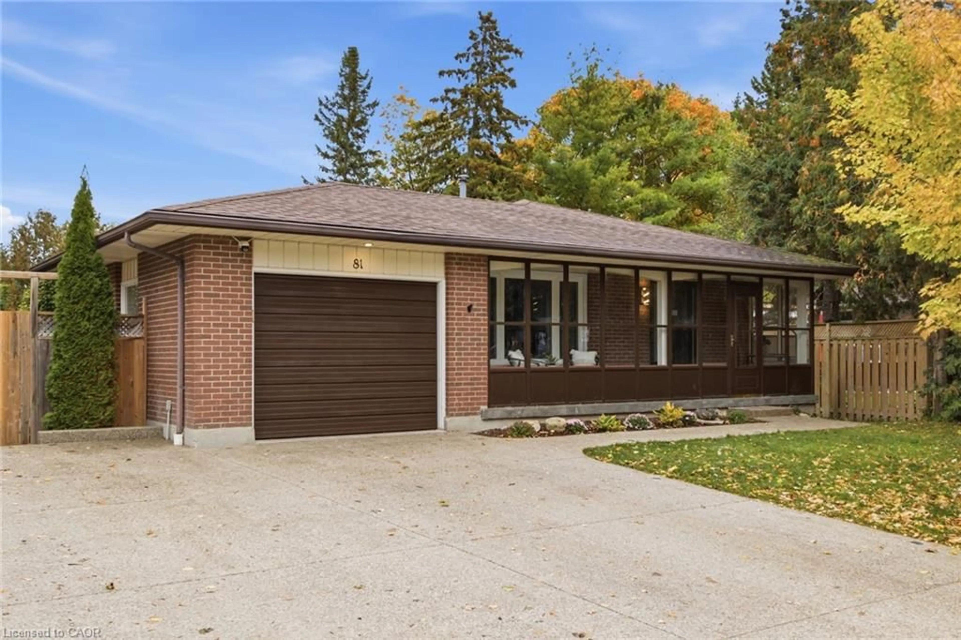 Home with brick exterior material, street for 81 Marksam Rd, Guelph Ontario N1H 6T1