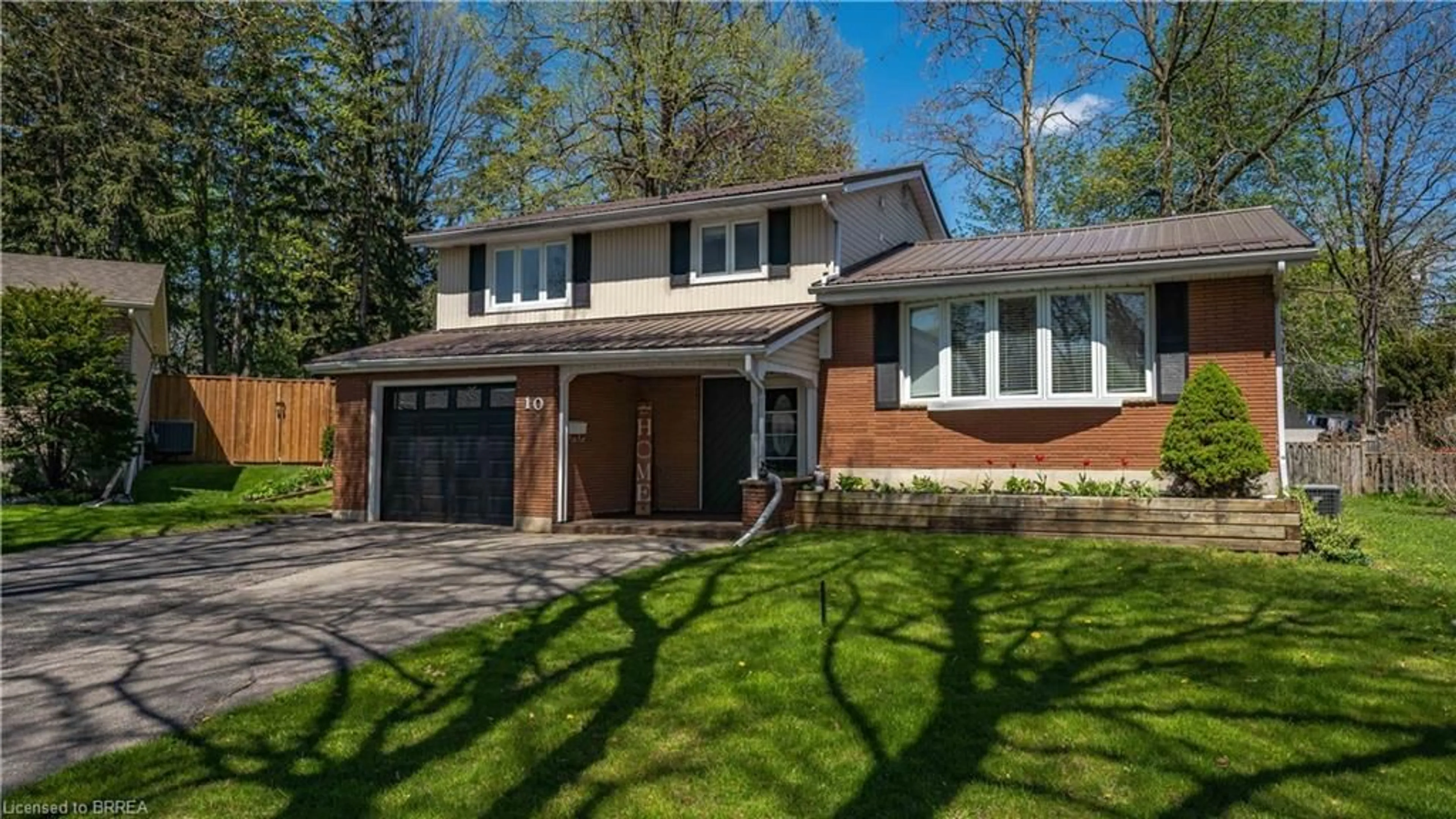 Home with brick exterior material, street for 10 Aaron Pl, Brantford Ontario N3R 2S8