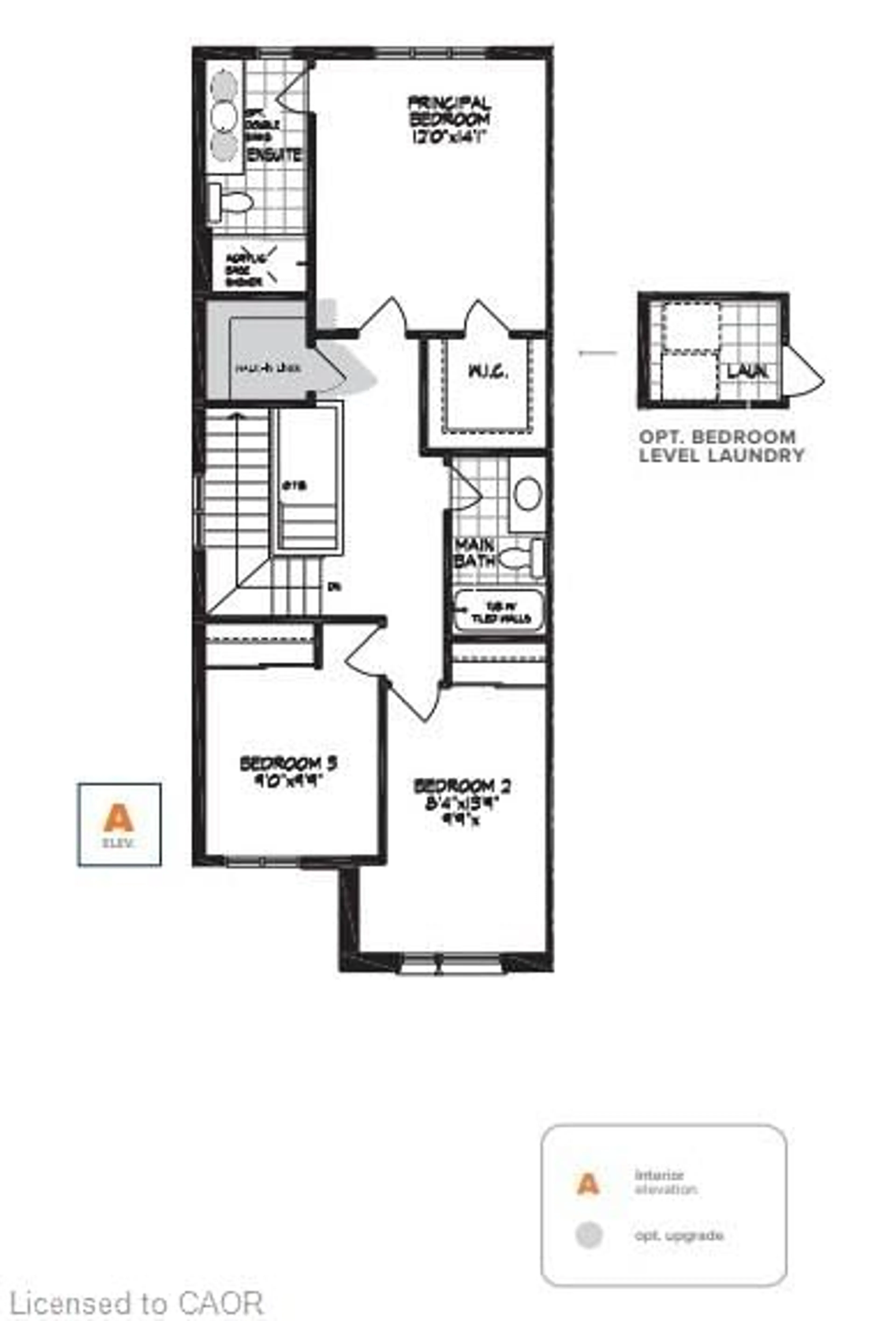 Floor plan for F032 Blair Valley St, Kitchener Ontario N2P 0K7