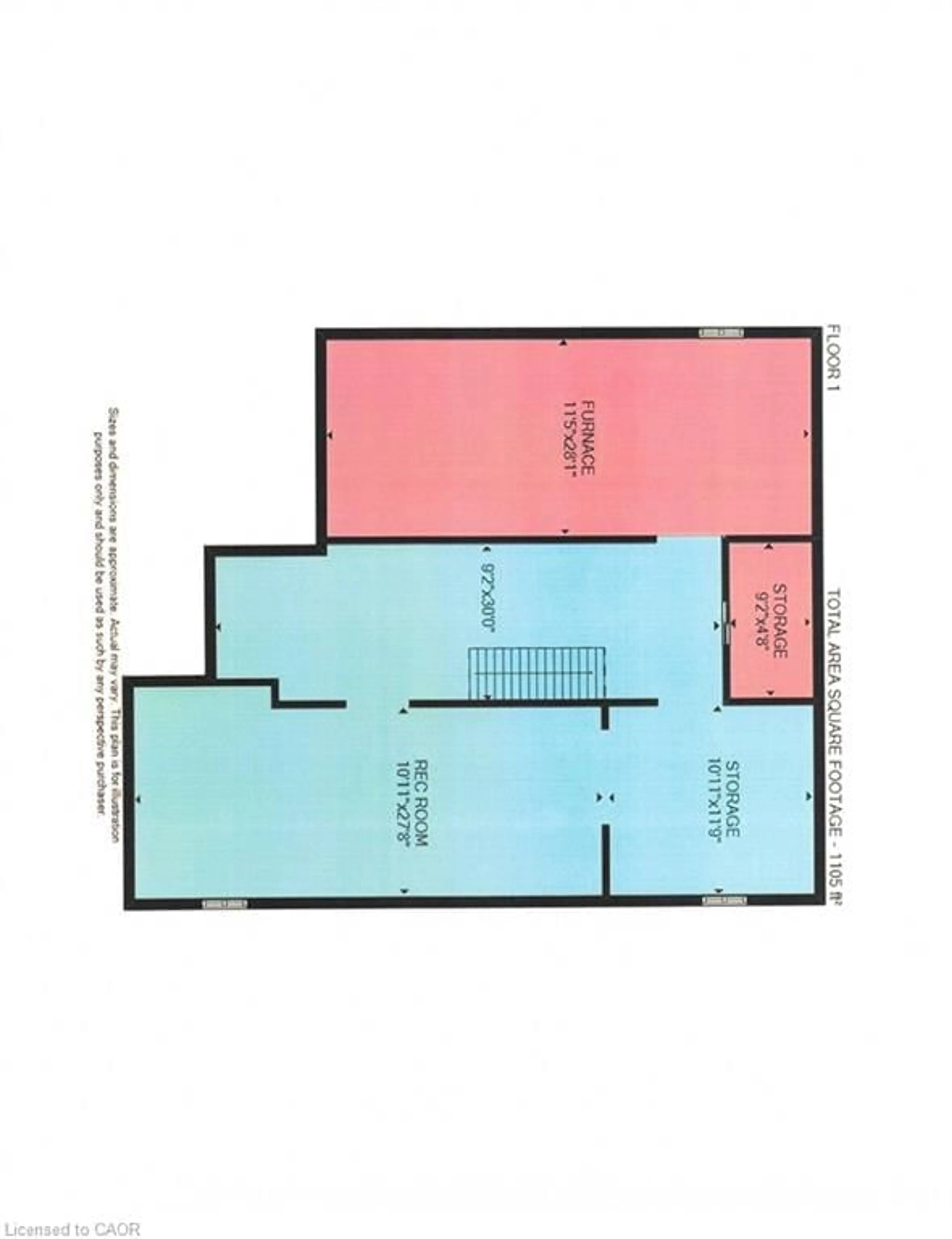 Floor plan for 55 Fusilier Dr, Hamilton Ontario L9B 2E5