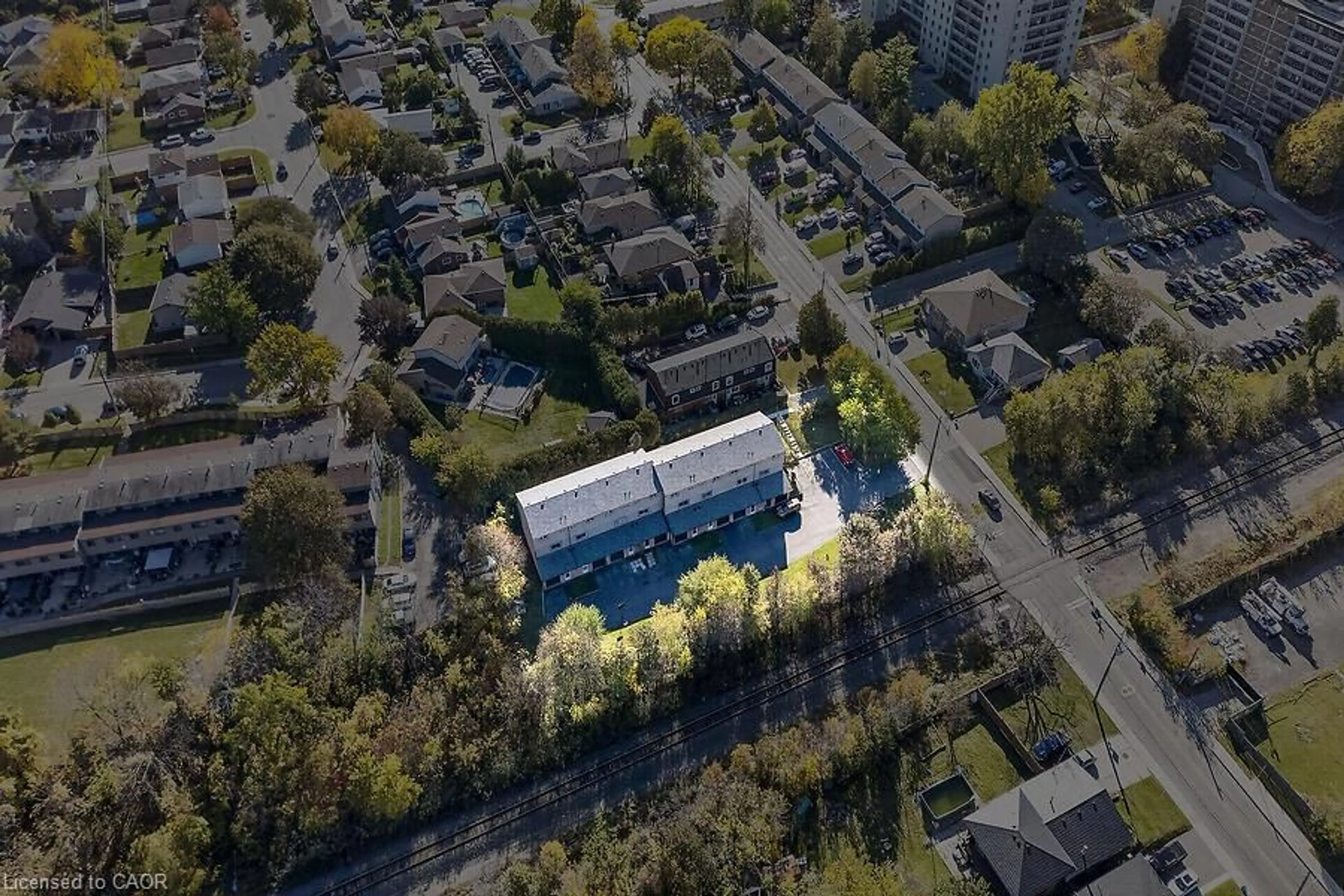 A pic from outside/outdoor area/front of a property/back of a property/a pic from drone, city buildings view from balcony for 65 Mount Albion Rd #1-8, Hamilton Ontario L8K 5S5