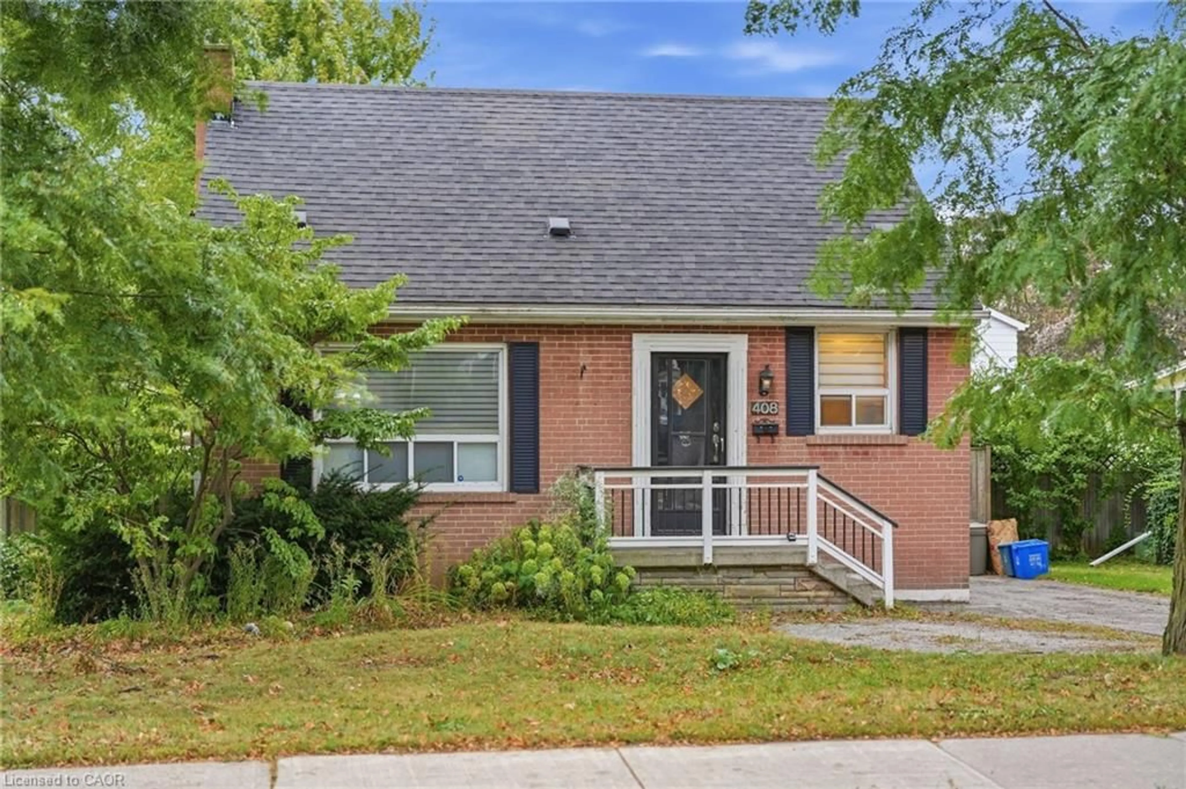 Home with brick exterior material, street for 408 Sanatorium Rd, Hamilton Ontario L9C 2A9