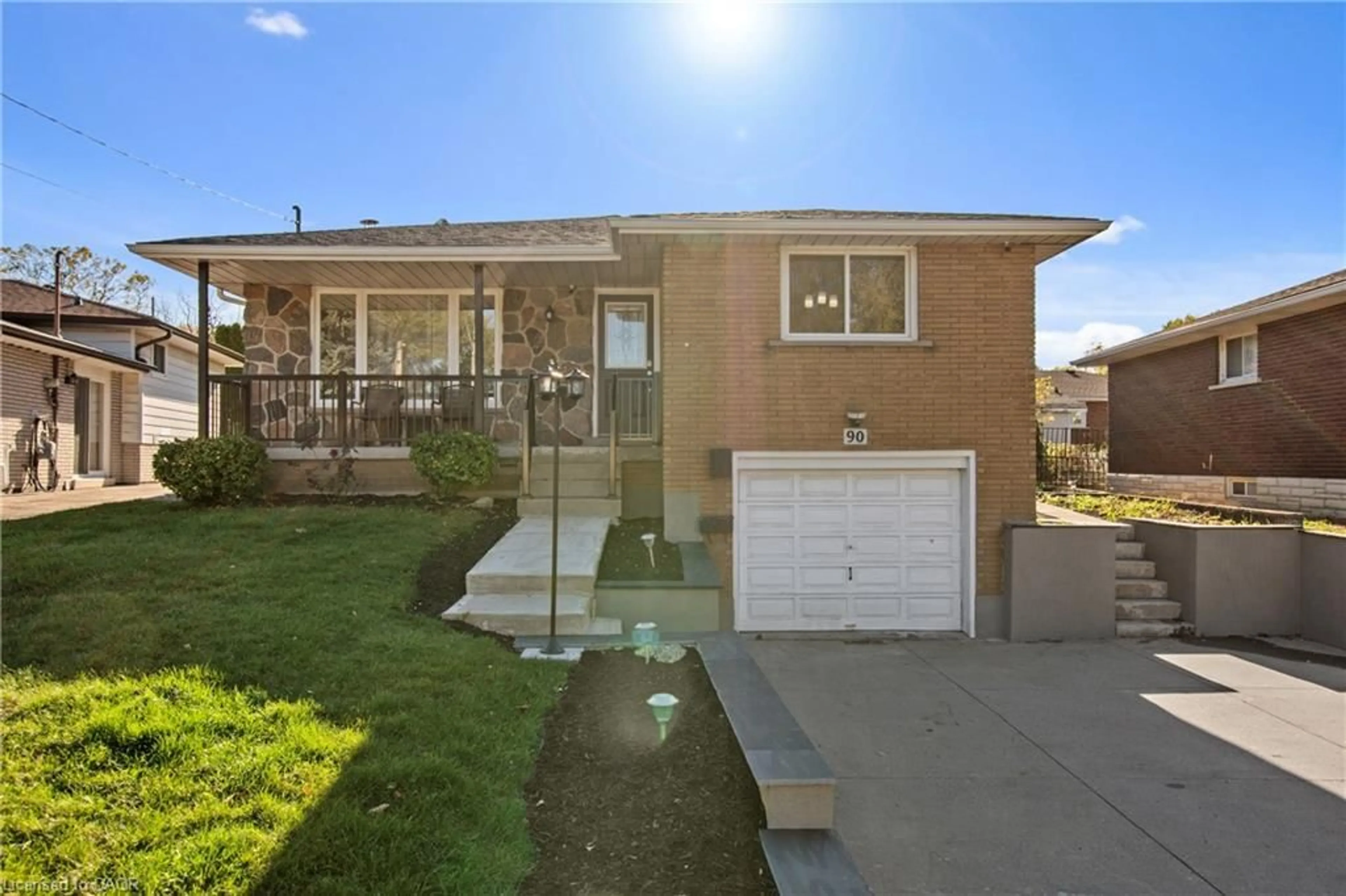 Home with vinyl exterior material, street for 90 June St, Hamilton Ontario L9A 2R7