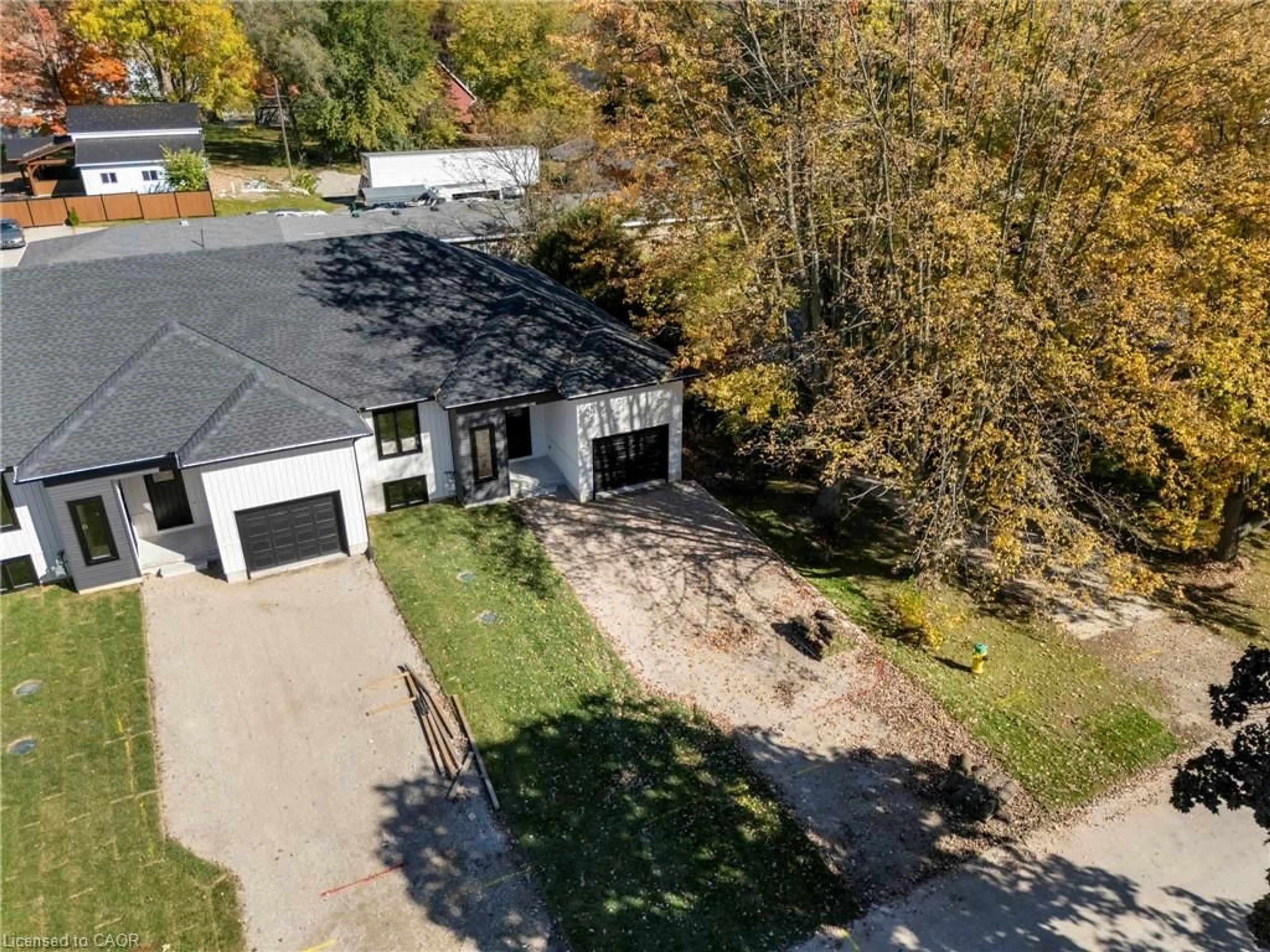 A pic from outside/outdoor area/front of a property/back of a property/a pic from drone, street for 157 Davis St #1, Wardsville Ontario N0L 2N0