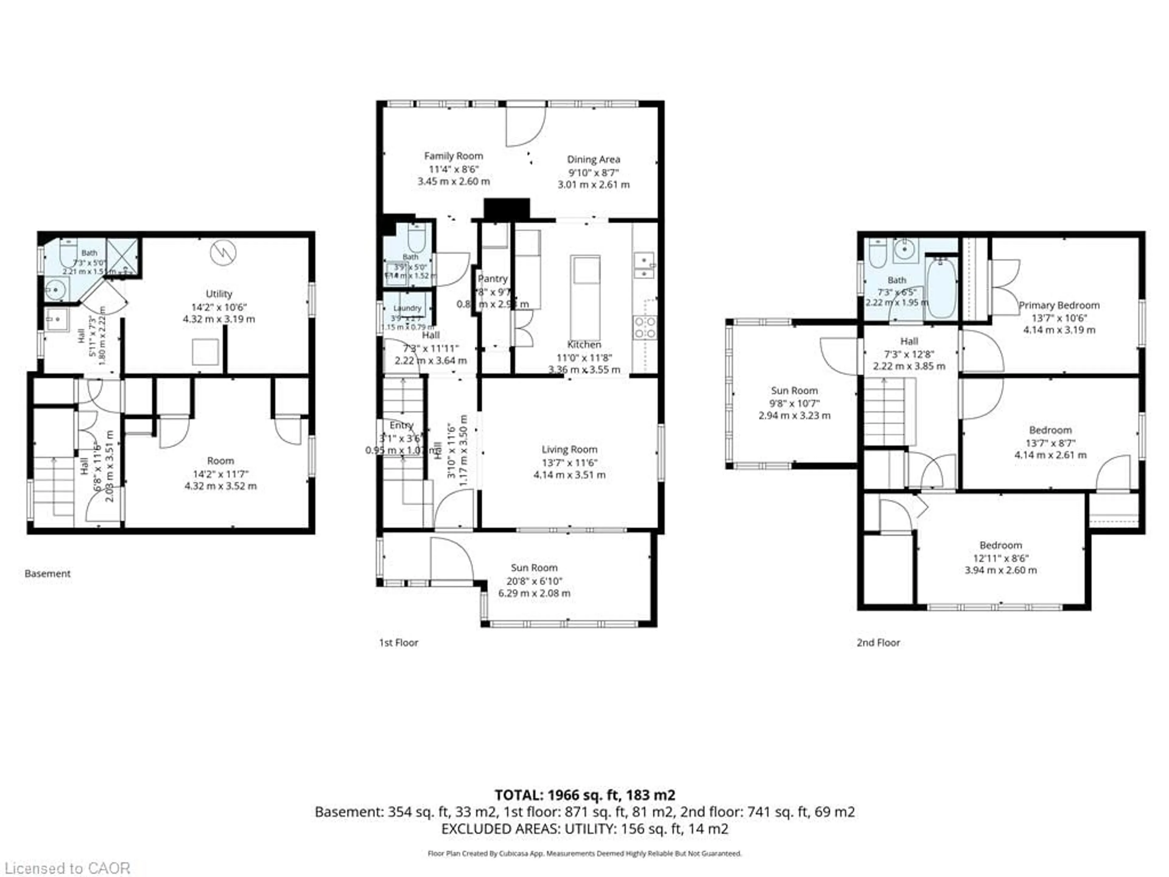 Floor plan for 89 Allen St, Waterloo Ontario N2L 1E5