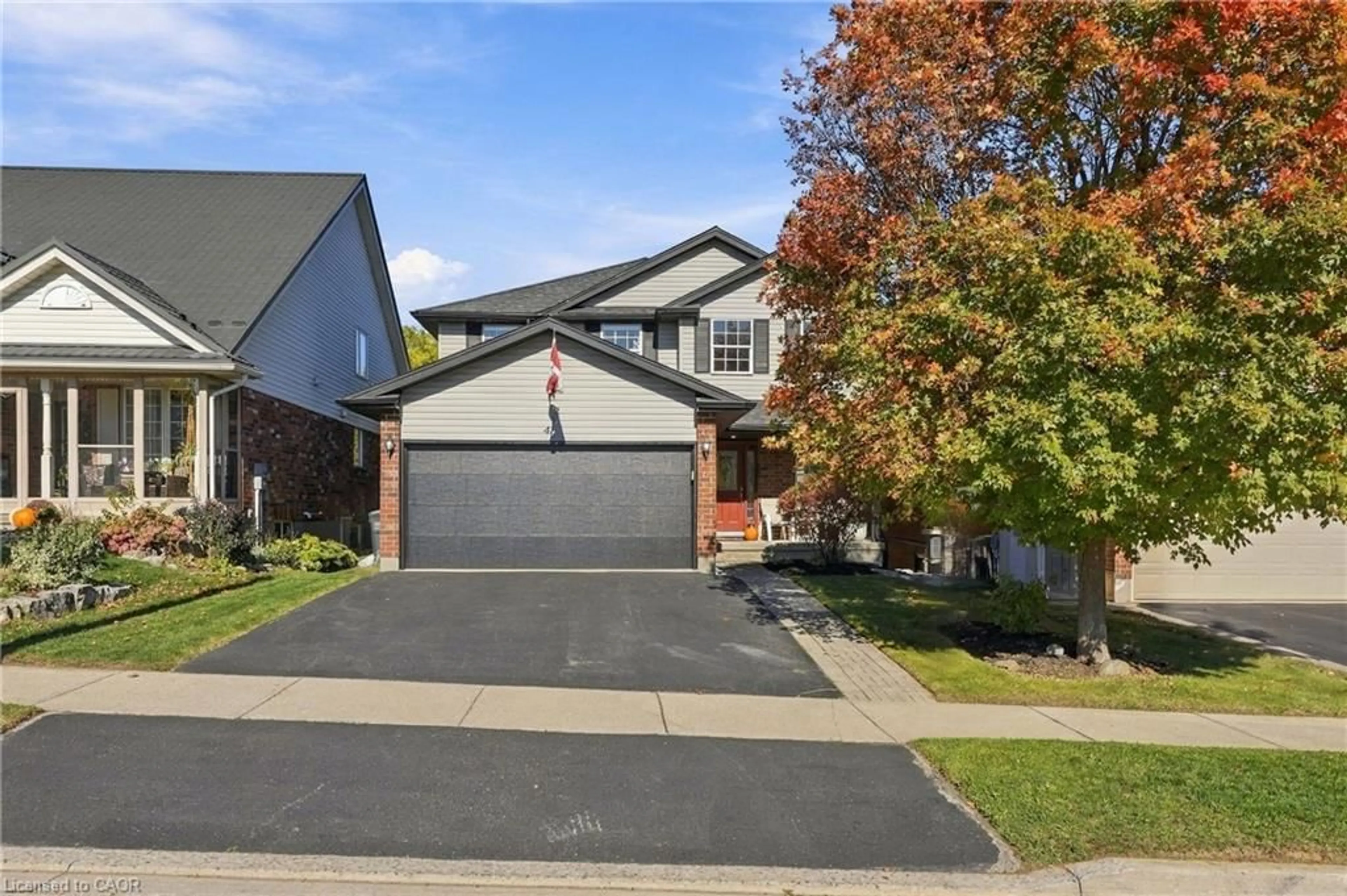 Home with brick exterior material, street for 41 Creekside Dr, Guelph Ontario N1E 0C2