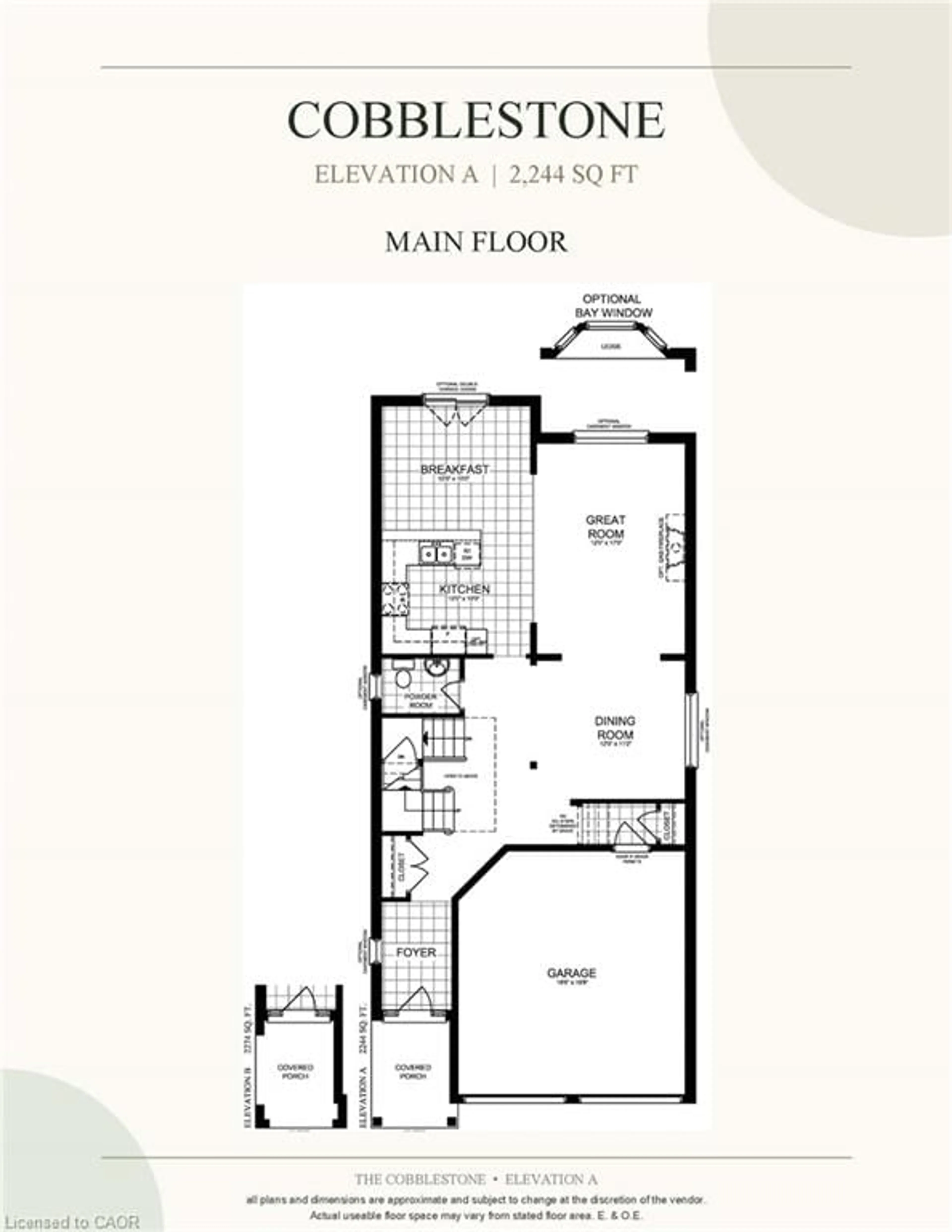 Floor plan for 48 White Gates Dr, Waterdown Ontario L8B 0R8