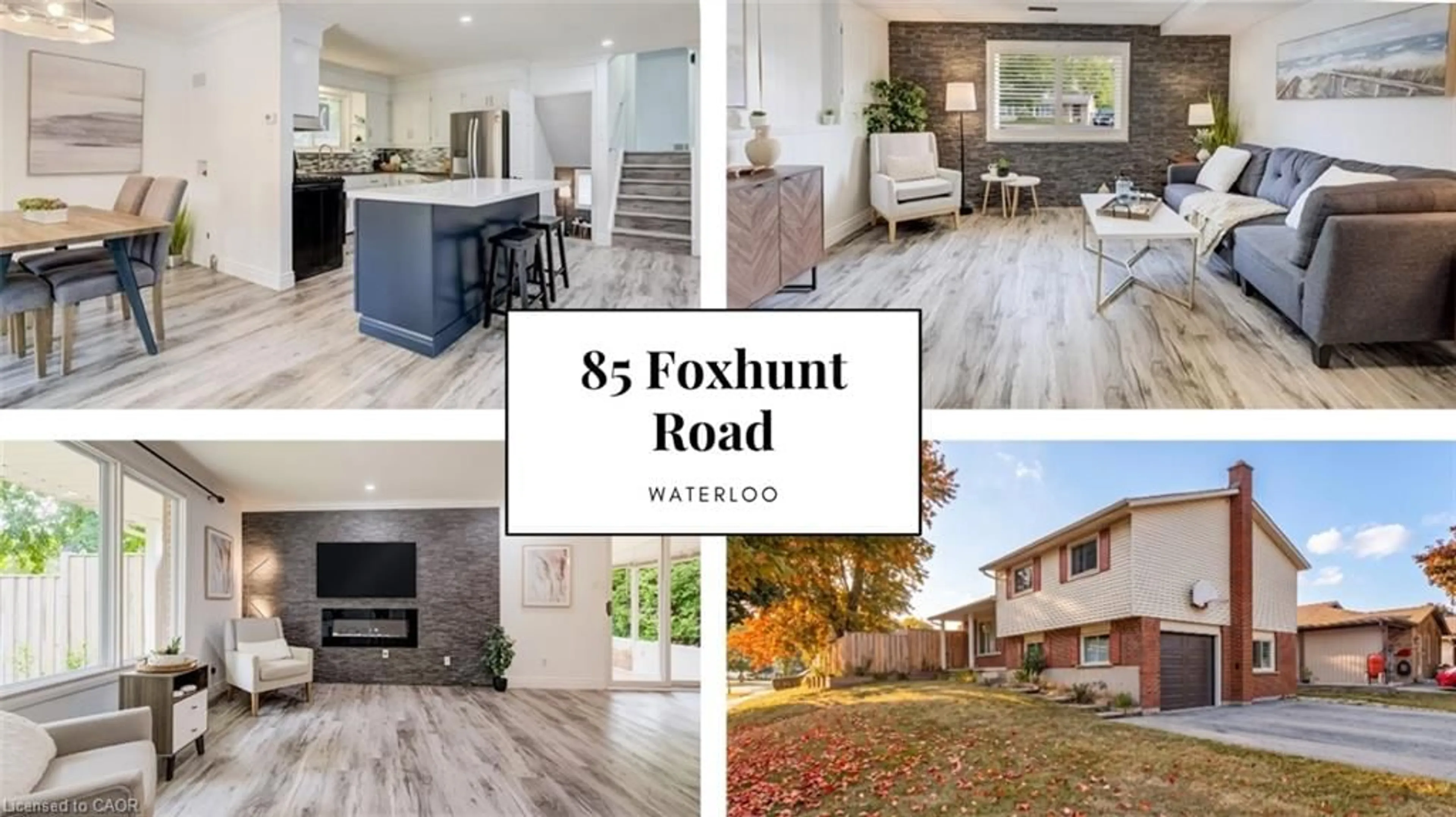 Open concept kitchen, unknown for 85 Foxhunt Rd, Waterloo Ontario N2K 2R8