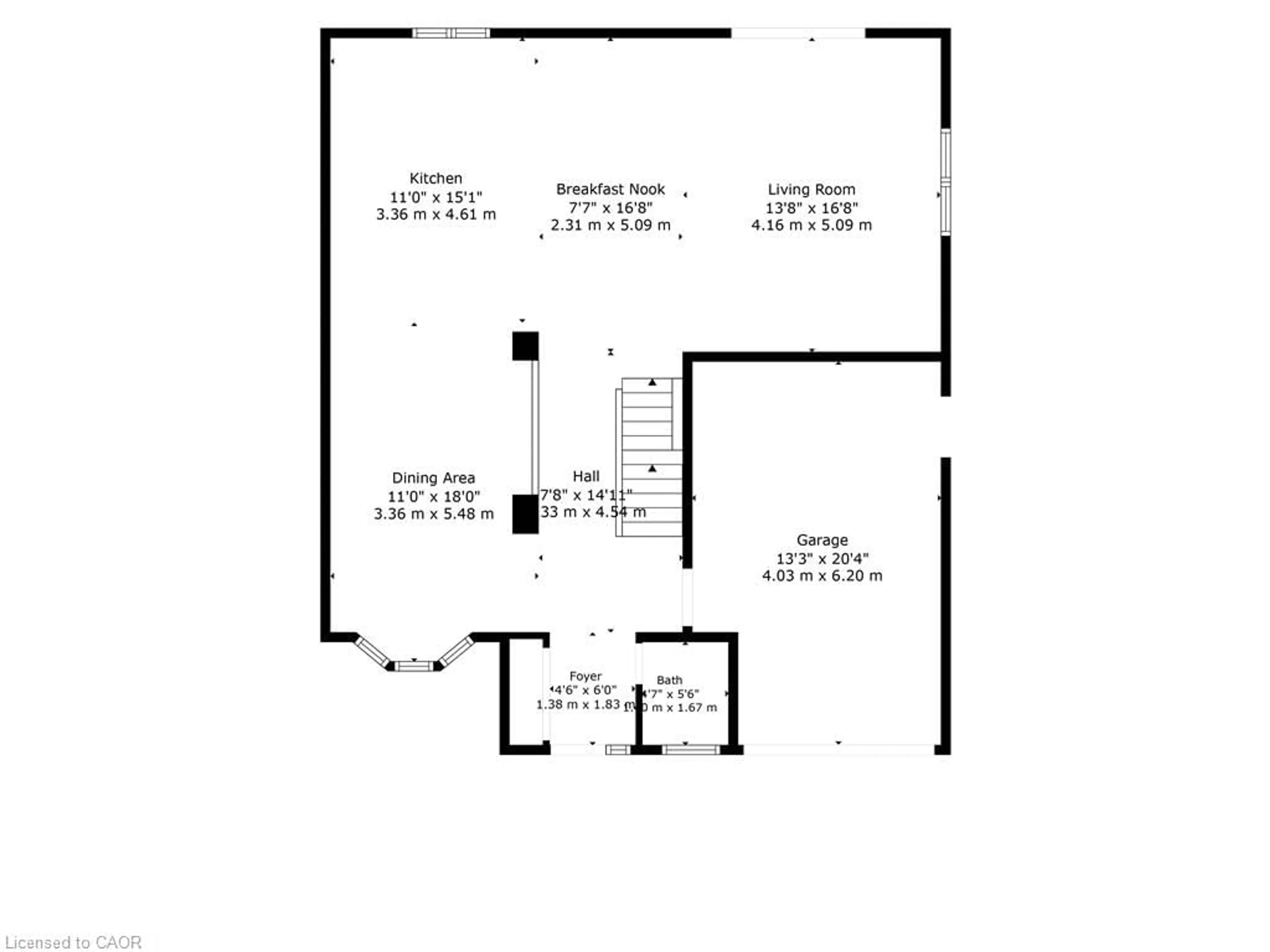 Floor plan for 4513 Cedarbrook Lane, Lincoln Ontario L0R 1B5