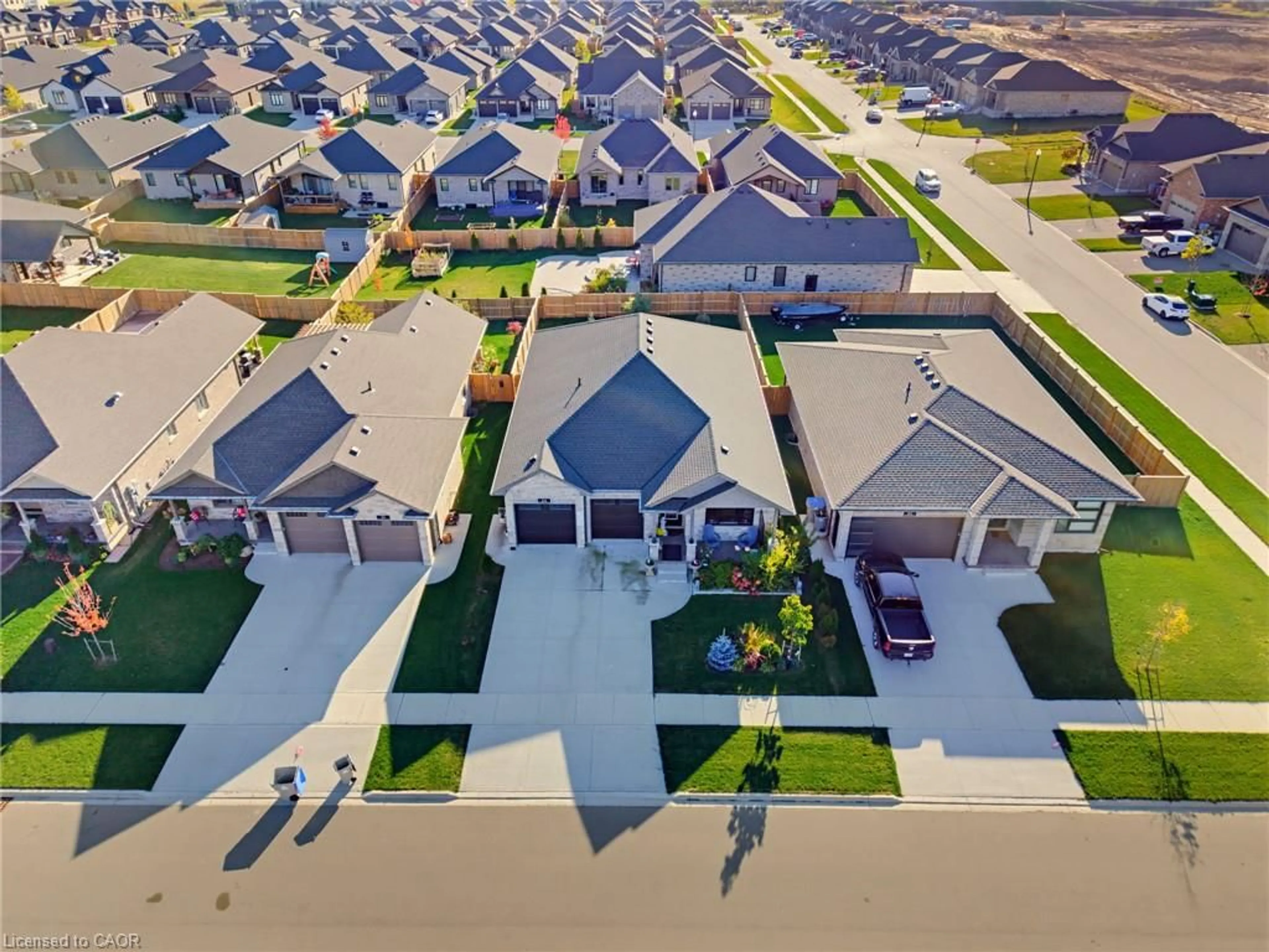 A pic from outside/outdoor area/front of a property/back of a property/a pic from drone, street for 24 Winchester Cres, Listowel Ontario N4W 0J8