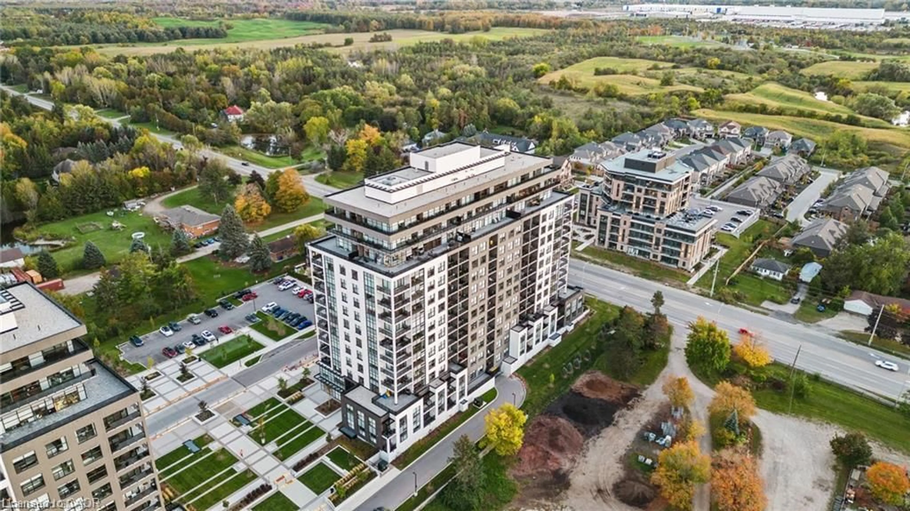 A pic from outside/outdoor area/front of a property/back of a property/a pic from drone, unknown for 1878 Gordon St #703, Guelph Ontario N1L 1L8