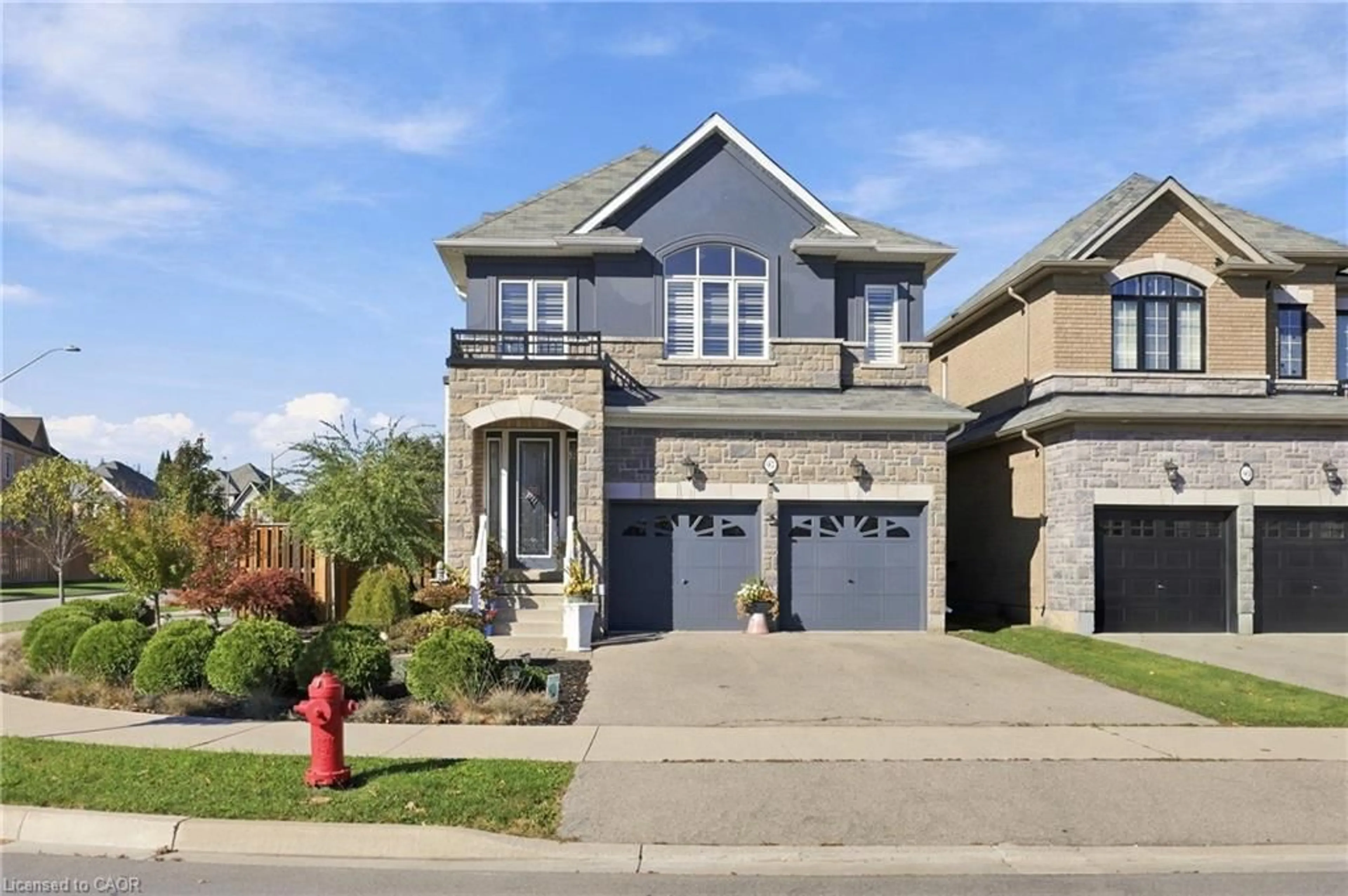 Home with brick exterior material, street for 97 Narbonne Cres, Stoney Creek Ontario L8J 0J6