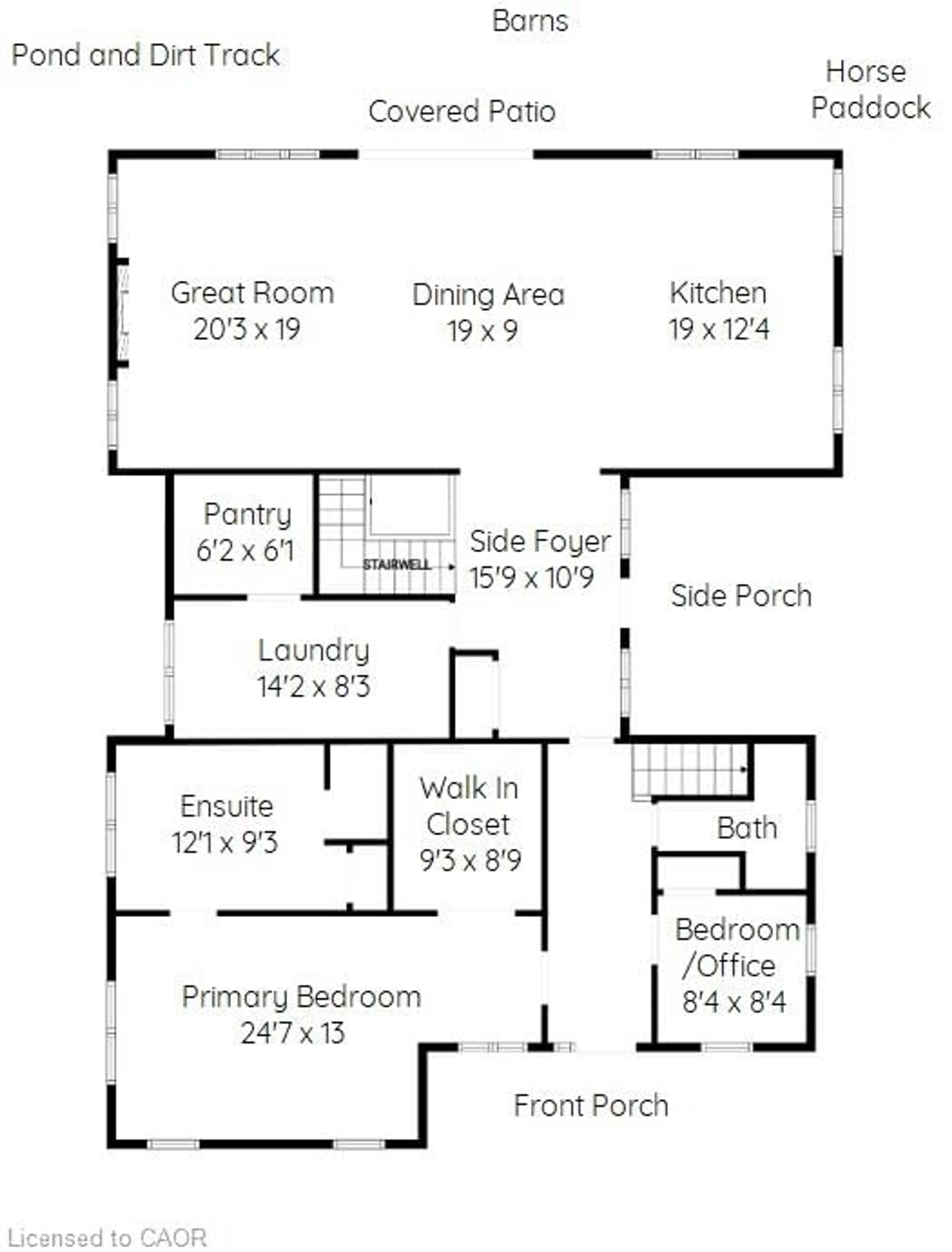 Floor plan for 2142 Powerline Rd, Ancaster Ontario L0R 1T0