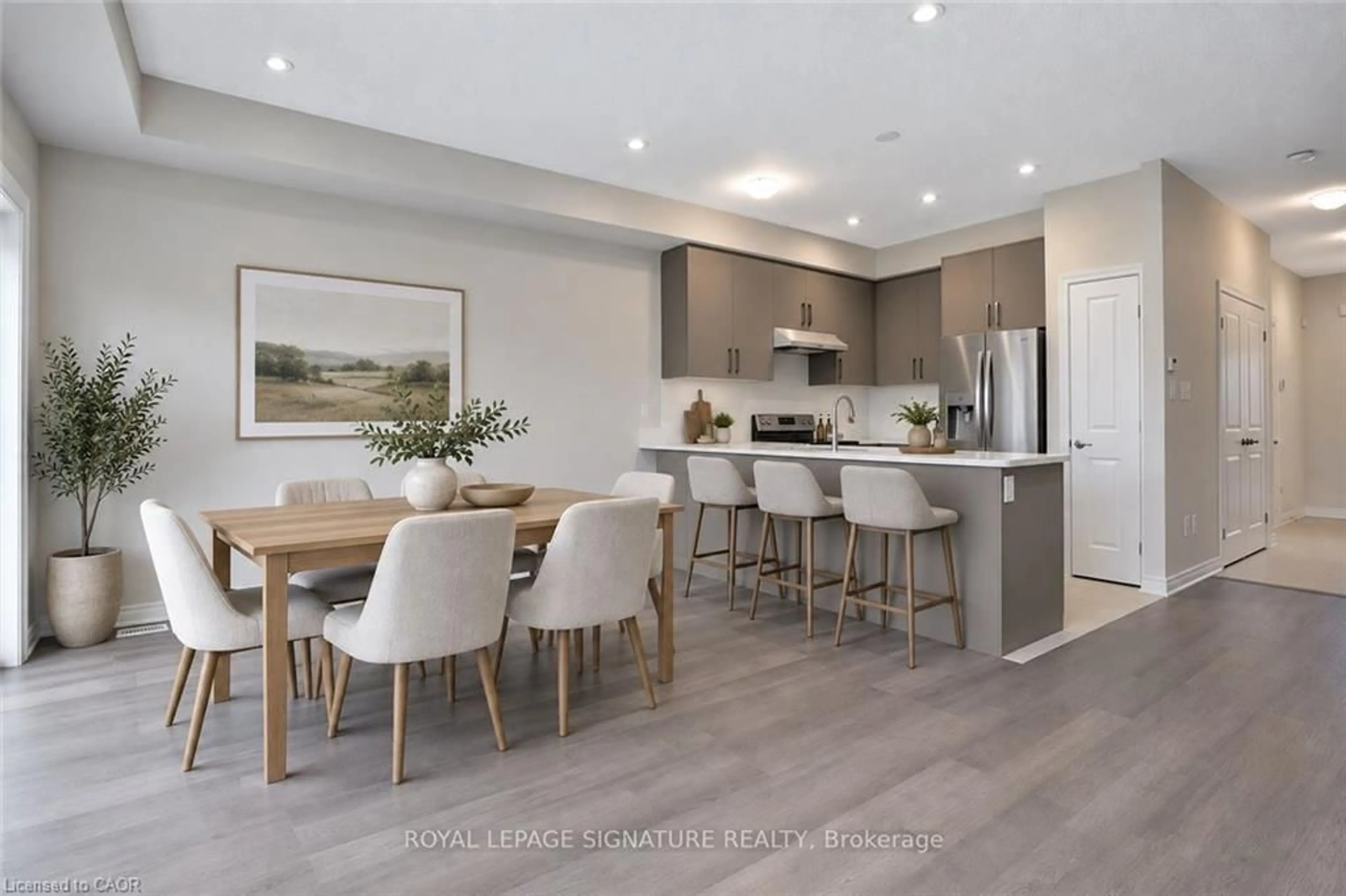 Open concept kitchen, unknown for 119 Pinot Cres #35, Hamilton Ontario L8E 5C5