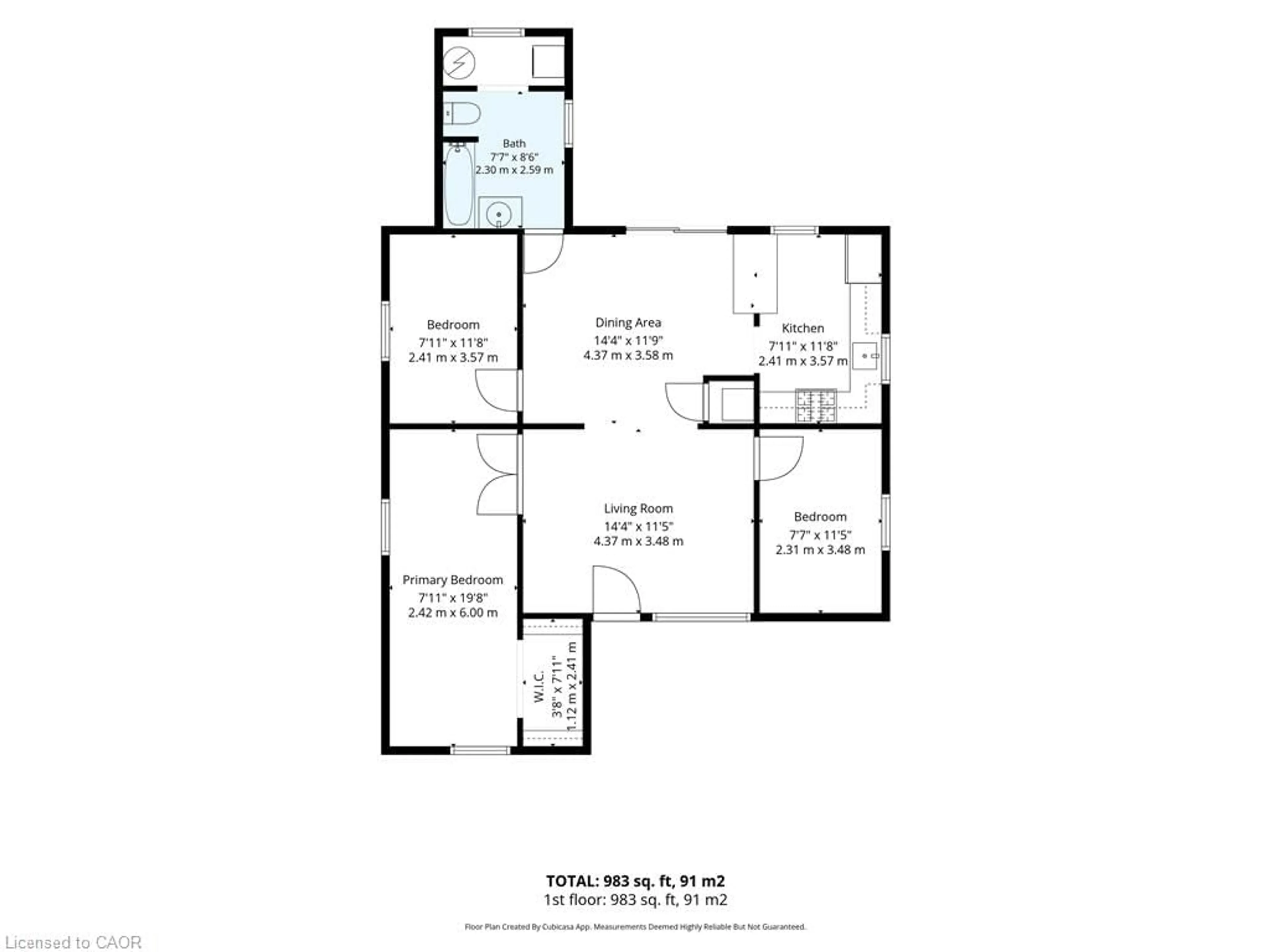 Floor plan for 71 Brown St, Port Dover Ontario N0A 1N7