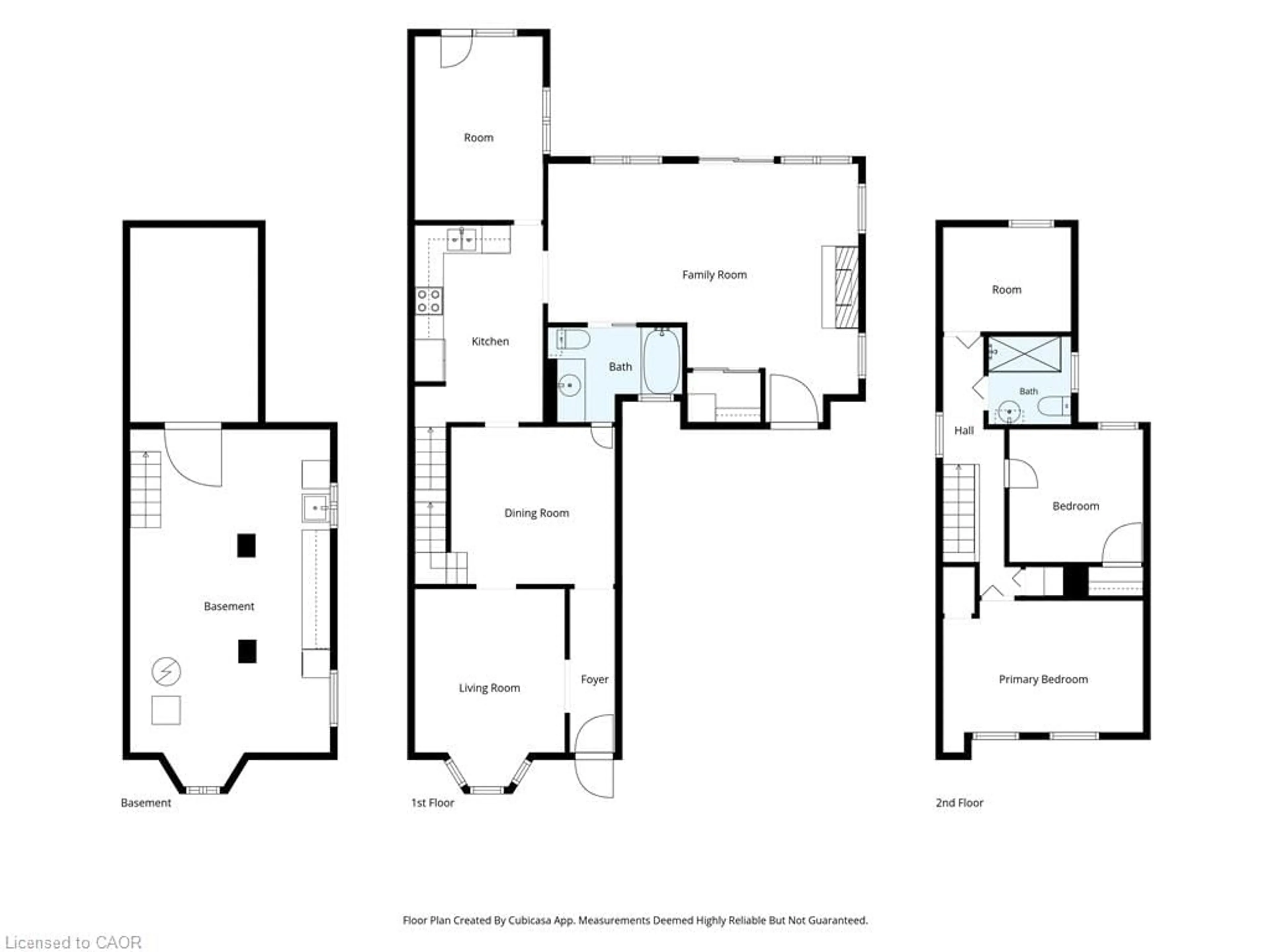 Floor plan for 16 Alexander St, Hamilton Ontario L8P 2A9
