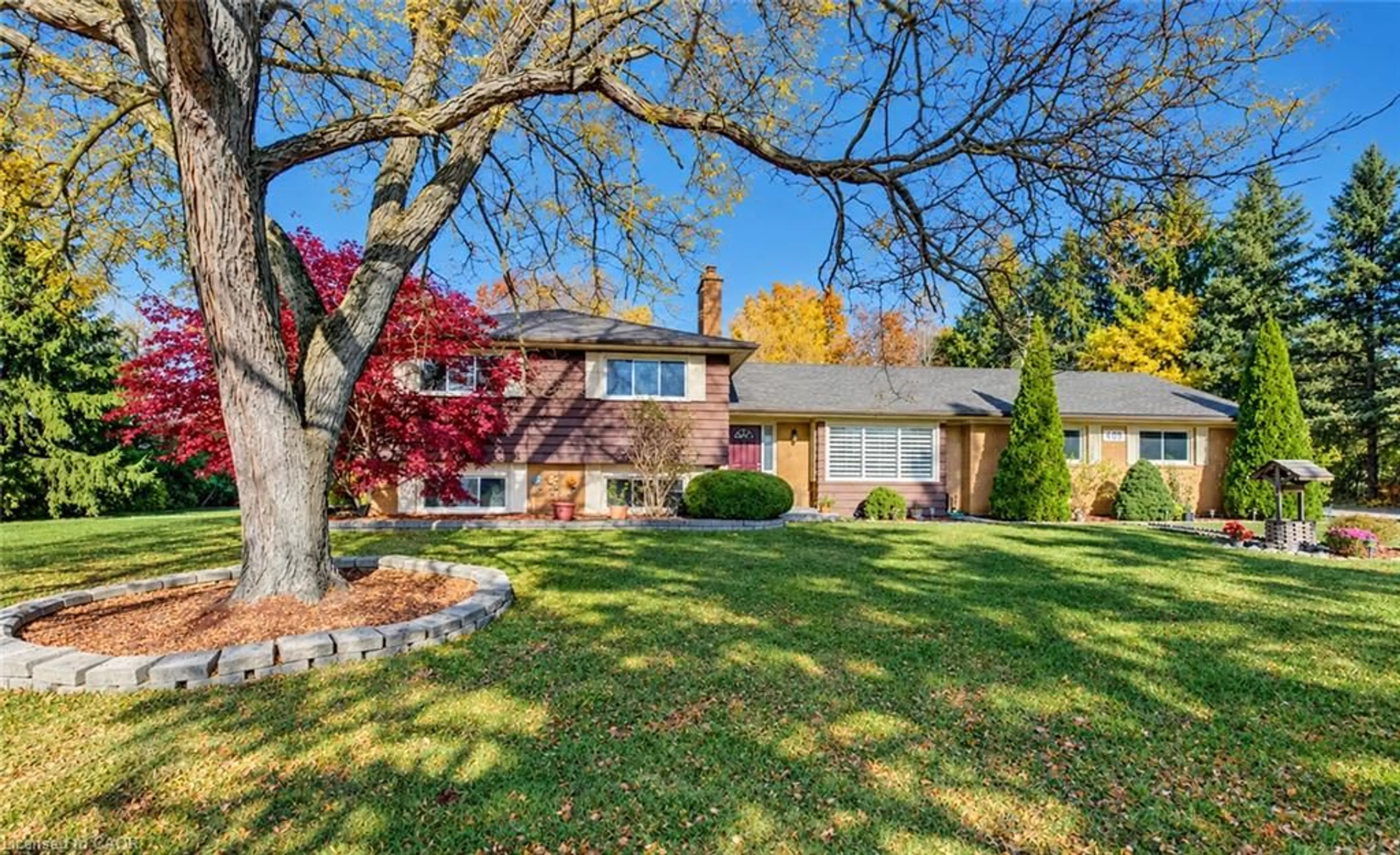 Home with brick exterior material, street for 499 East River Rd, Glen Morris Ontario N0B 1W0