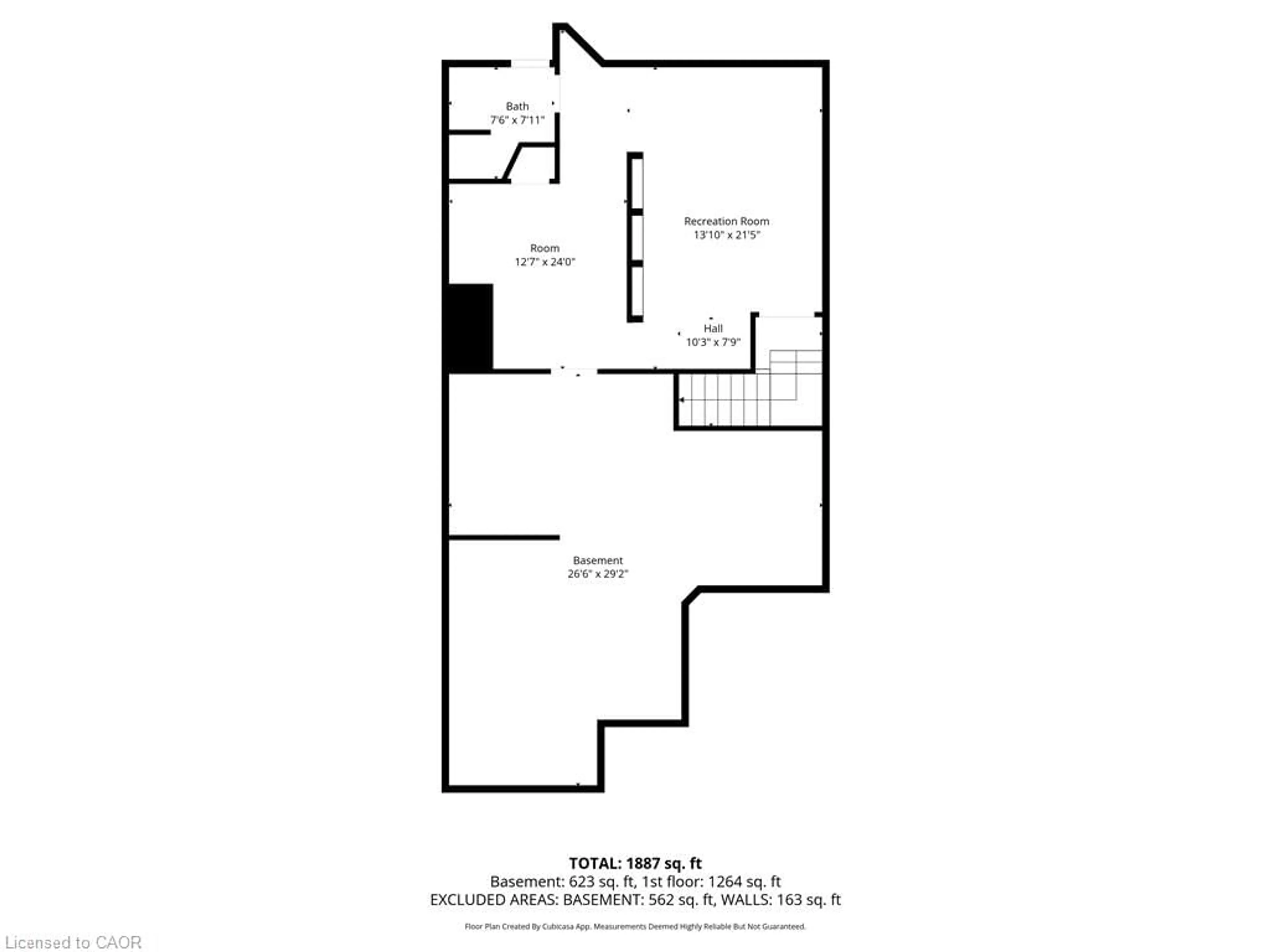 Floor plan for 18 Carolina Way, Port Rowan Ontario N0E 1M0