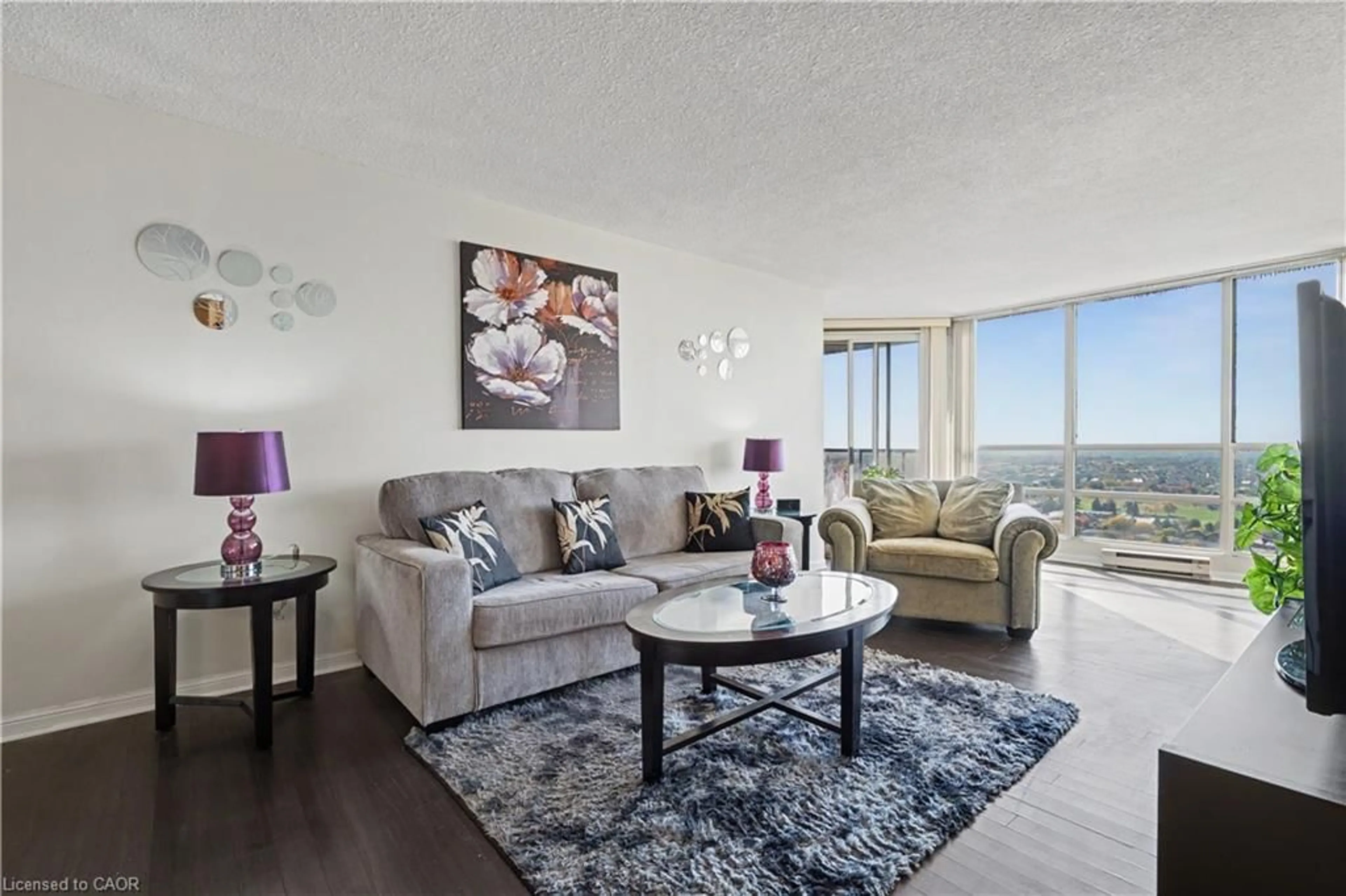 Living room with furniture, unknown for 45 Kingsbridge Garden Cir #2407, Mississauga Ontario L5R 3K4
