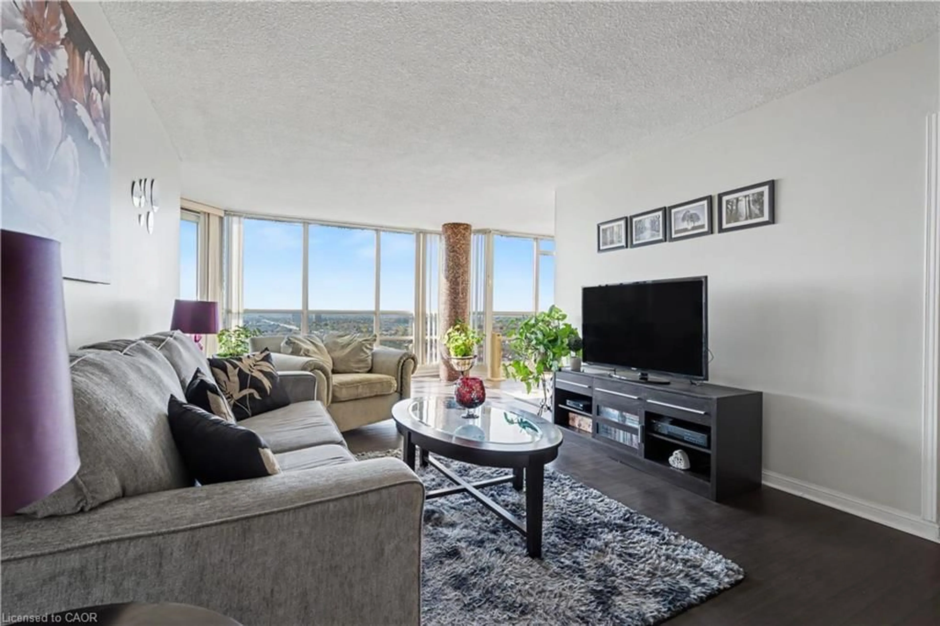 Living room with furniture, unknown for 45 Kingsbridge Garden Cir #2407, Mississauga Ontario L5R 3K4