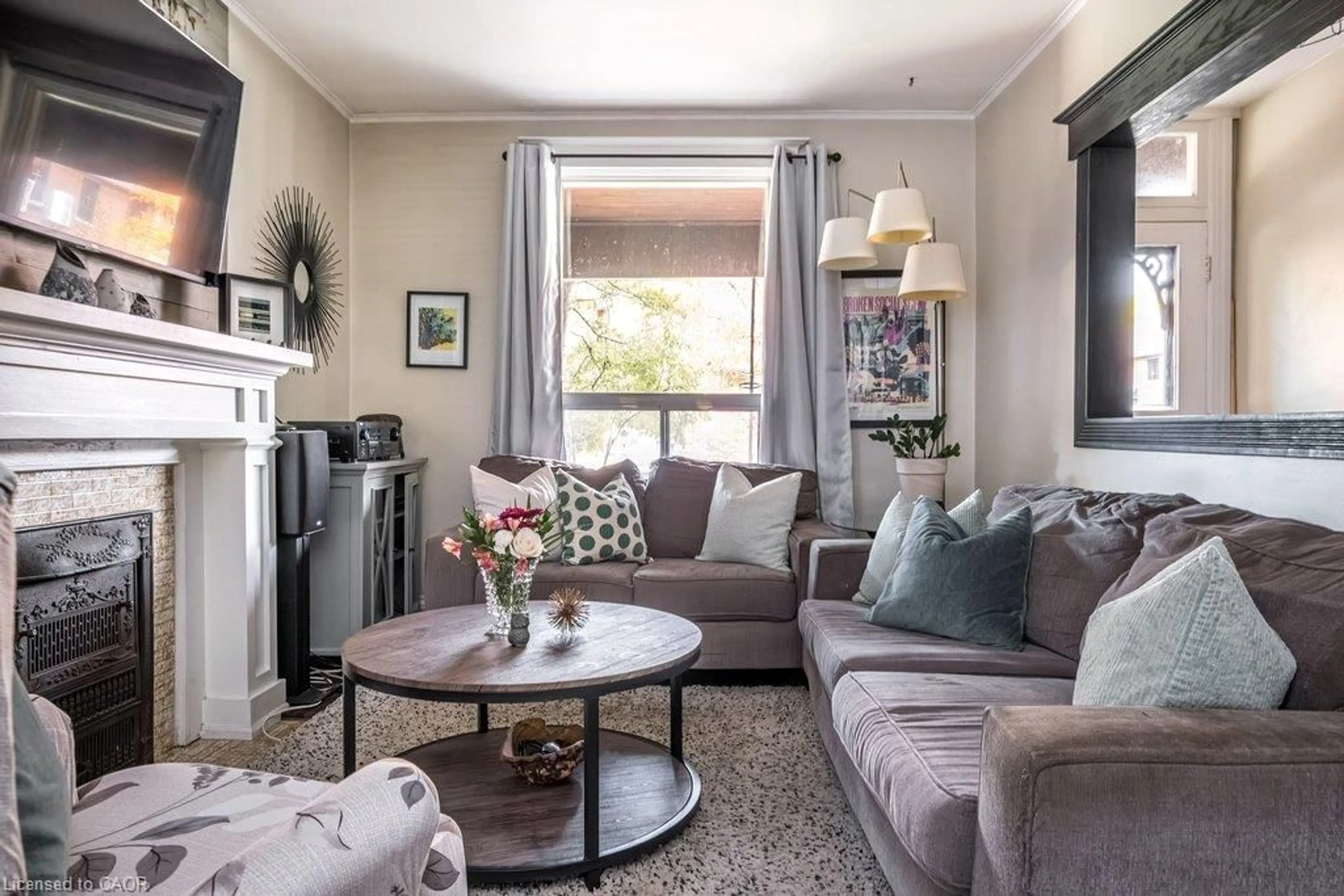 Living room with furniture, unknown for 39 Head St, Hamilton Ontario L8R 1P8