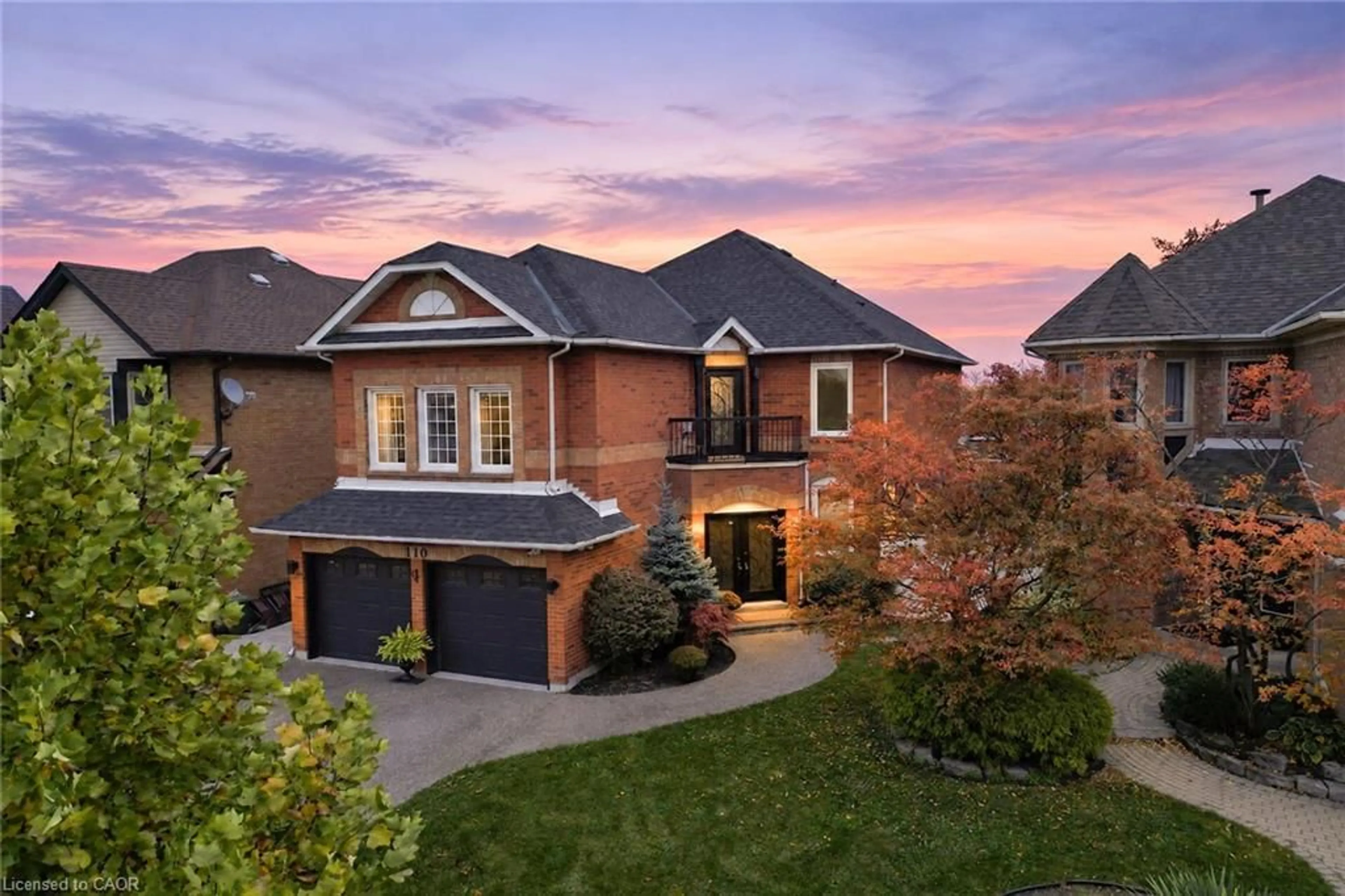 Home with brick exterior material, street for 110 Cove Cres, Stoney Creek Ontario L8E 5A2