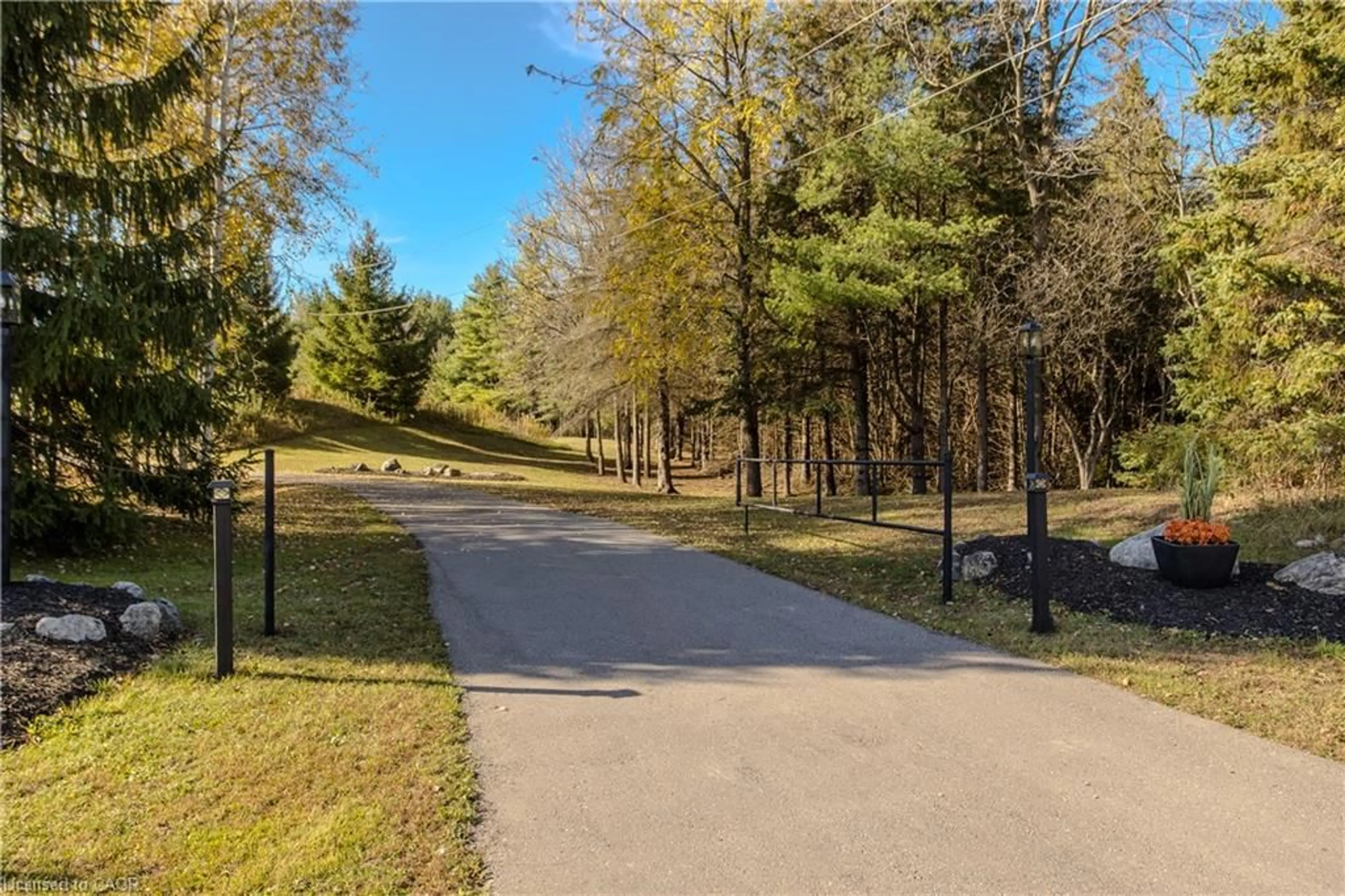 Patio, forest/trees view for 2215 Highway No 6, Puslinch Ontario N0B 2J0