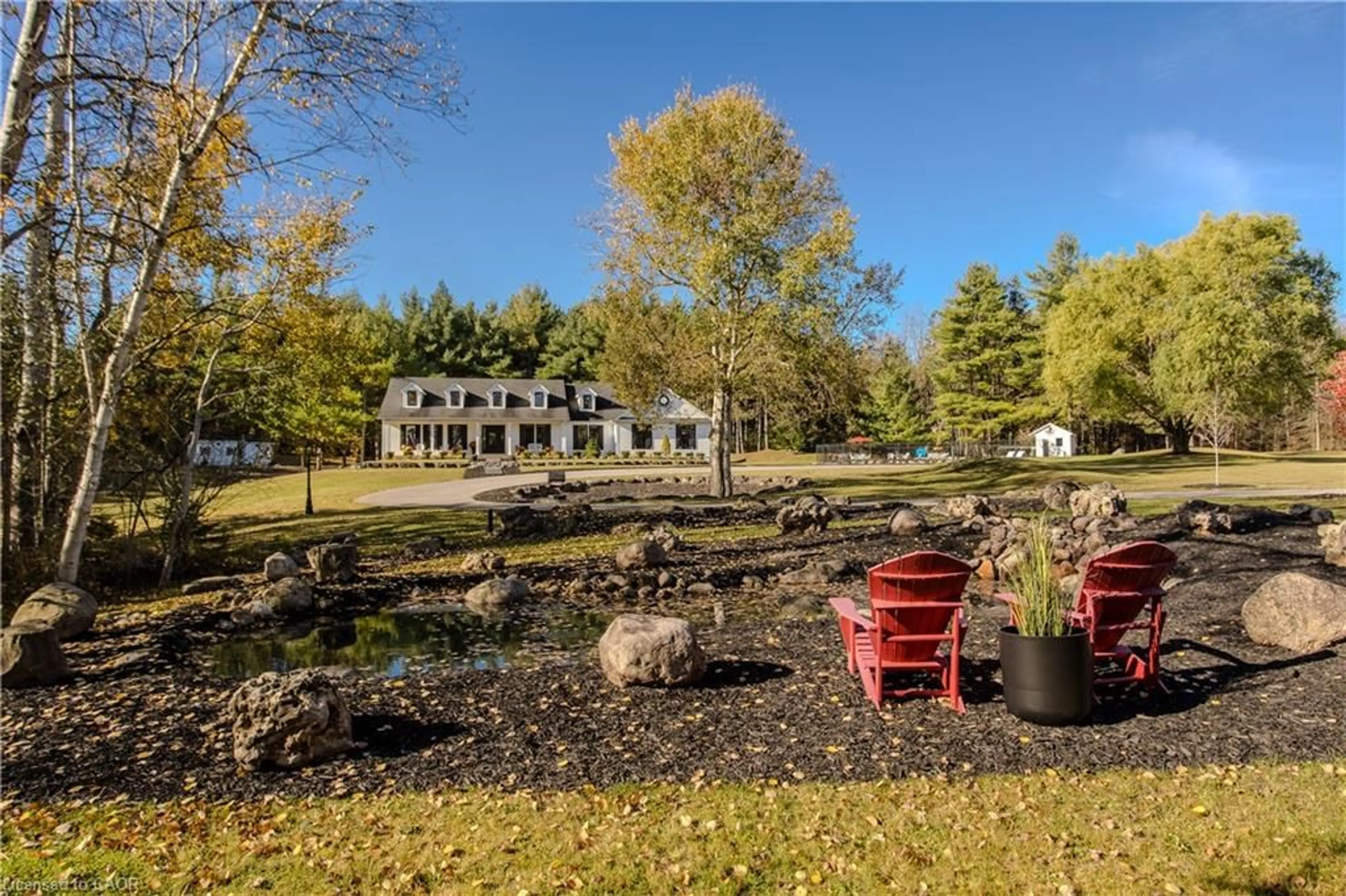 Patio, water/lake/river/ocean view for 2215 Highway No 6, Puslinch Ontario N0B 2J0